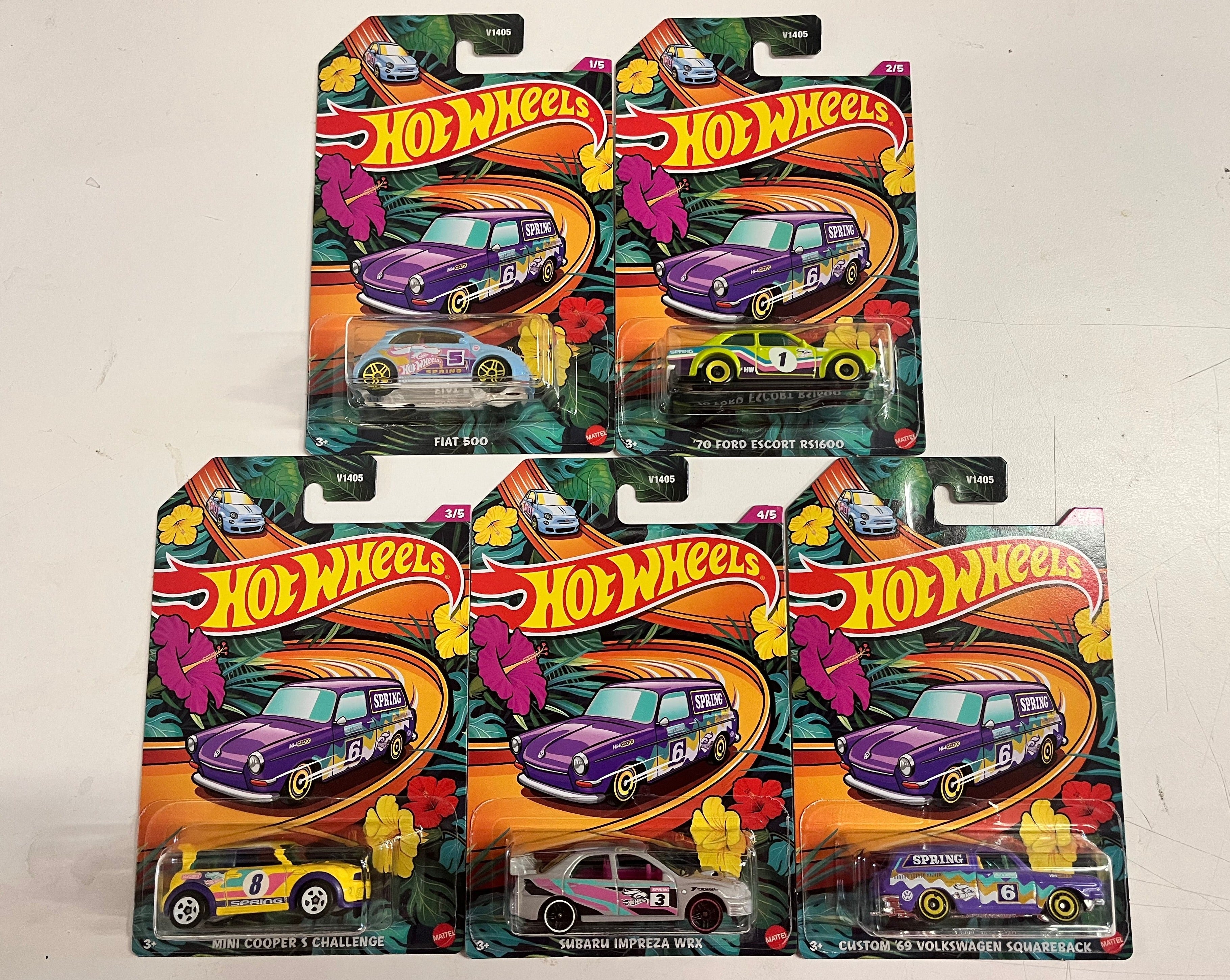 5 Car Set * 2024 Hot Wheels Easter Spring Series、mySite、hgirdovlk