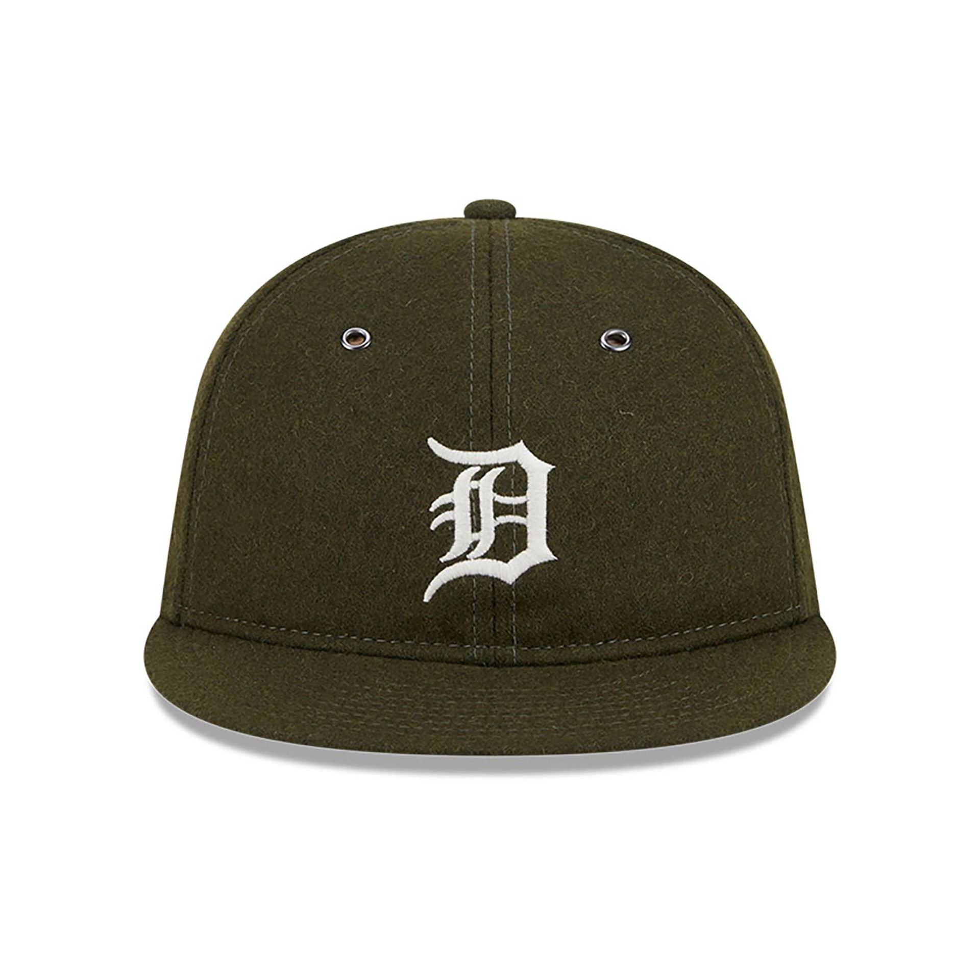 Detroit Tigers Wool Green Retro Crown 59FIFTY Fitted Cap、mySite、vikingsvslions