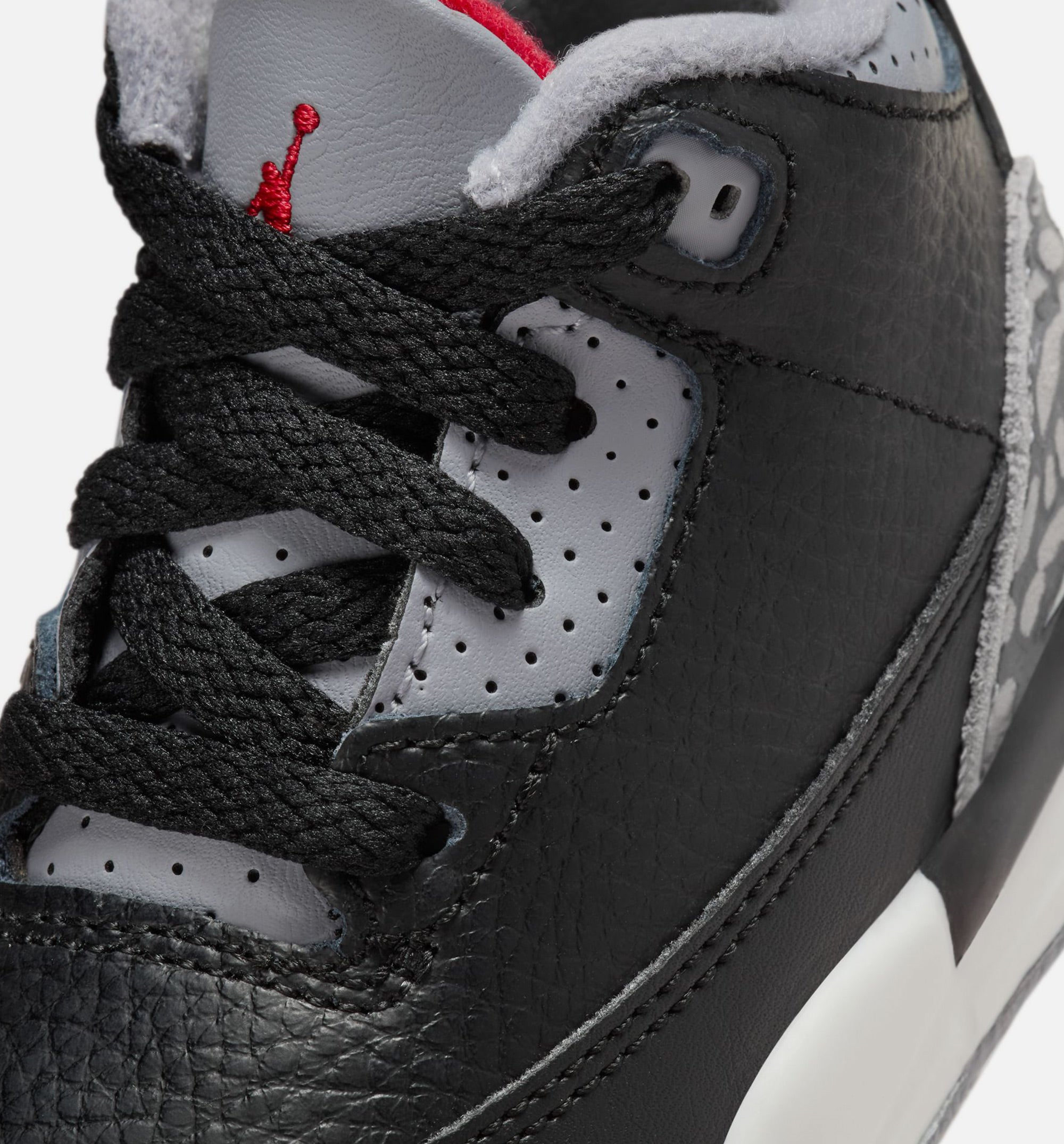 Air Jordan 3 Retro Black Cement Infant Toddler Lifestyle Shoe - Black/Fire Red/Cement Grey/Summit White、mySite、dreamappss