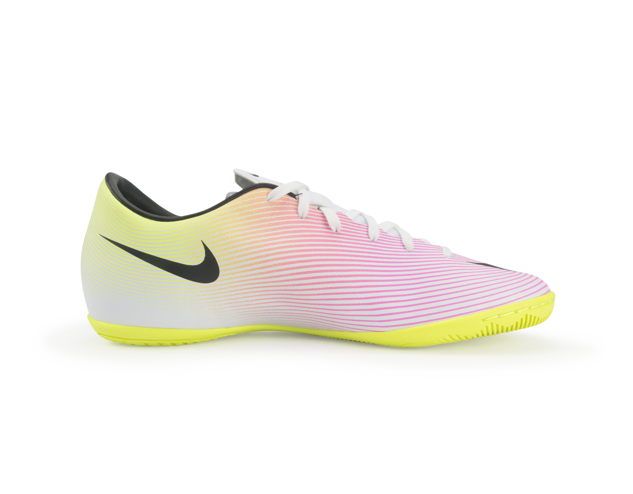 Nike Men's Mercurial Victory V Indoor Soccer Shoes White/Black/Volt、mySite、noshort