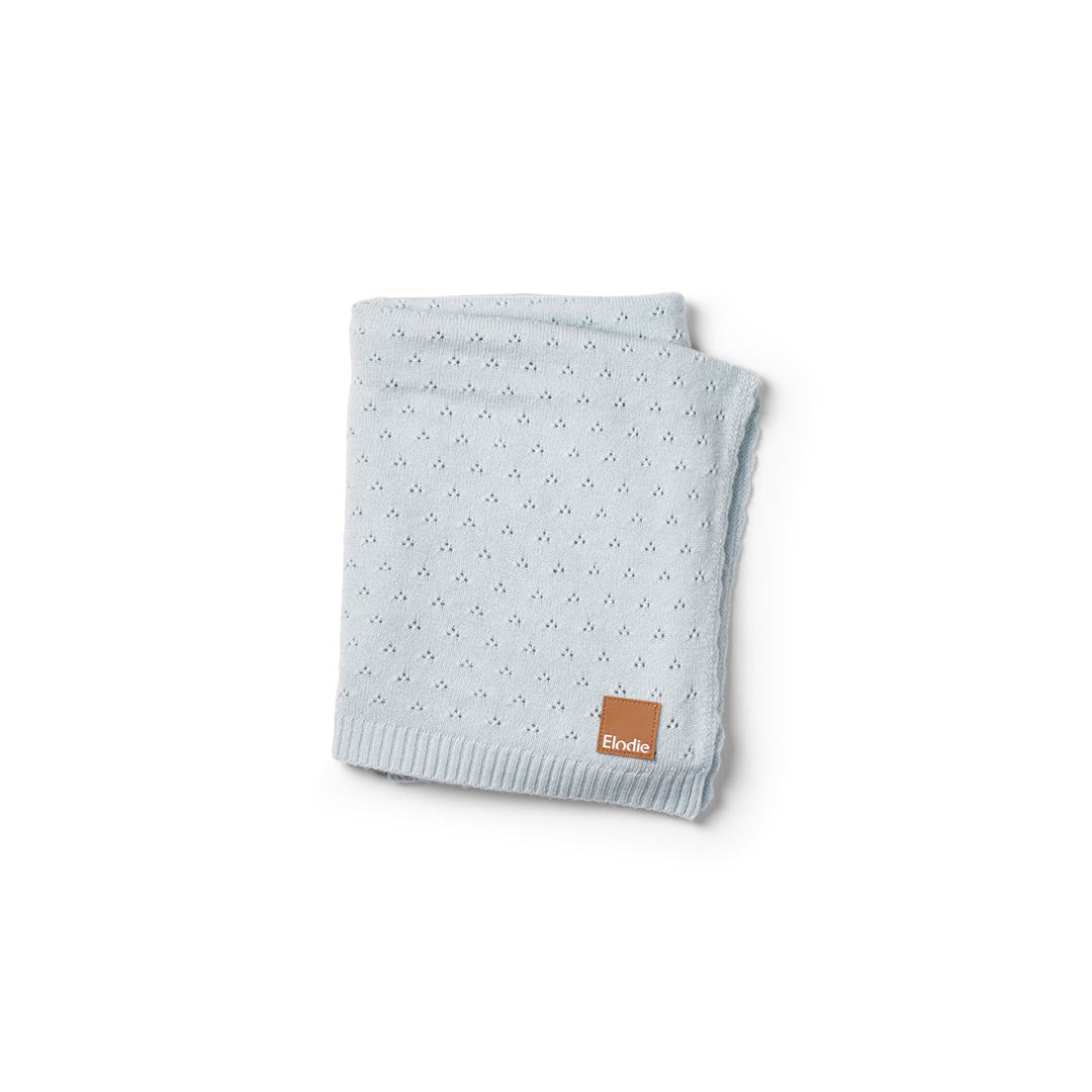  Elodie Details Pointelle Blanket - Bermuda Blue、mySite、merchandisen