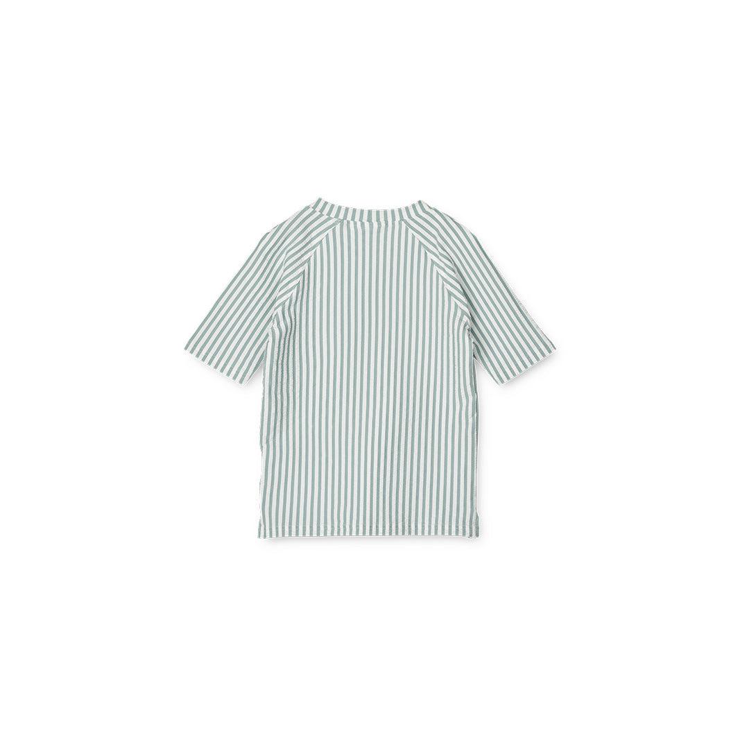  Liewood Noah Swim Tee Seersucker - Sea Blue/White - Stripe、mySite、merchandisen