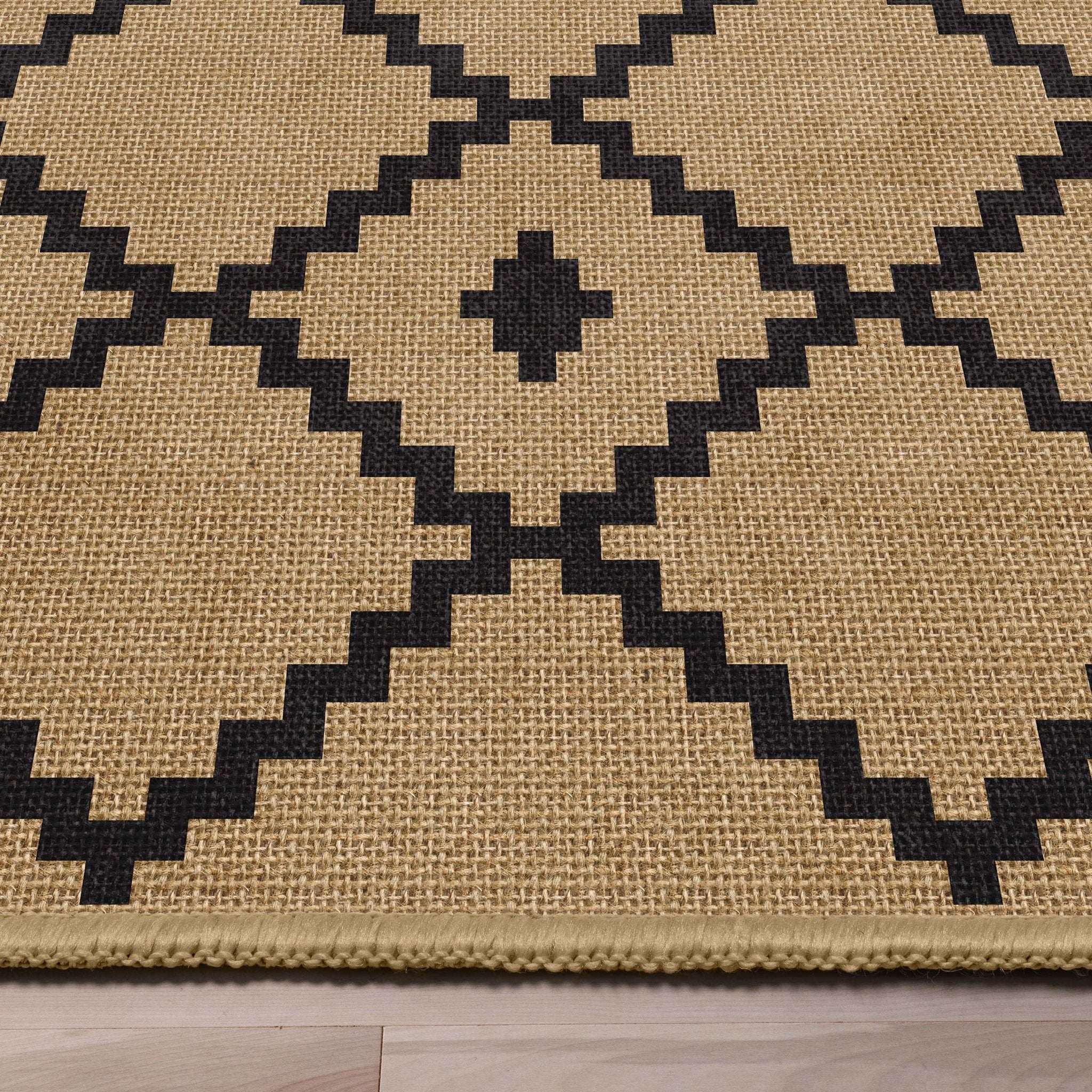 Faux-Jute Akita Moroccan Lattice Flatweave Rug、mySite、gigharbornorthrealestate