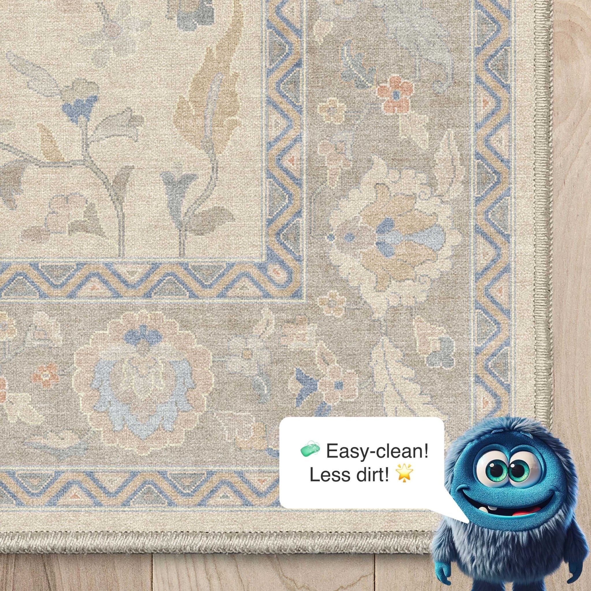 Mardin Modern Vintage Boho Rug for Living Room Bedroom Dining Room ,Easy Clean、mySite、gigharbornorthrealestate