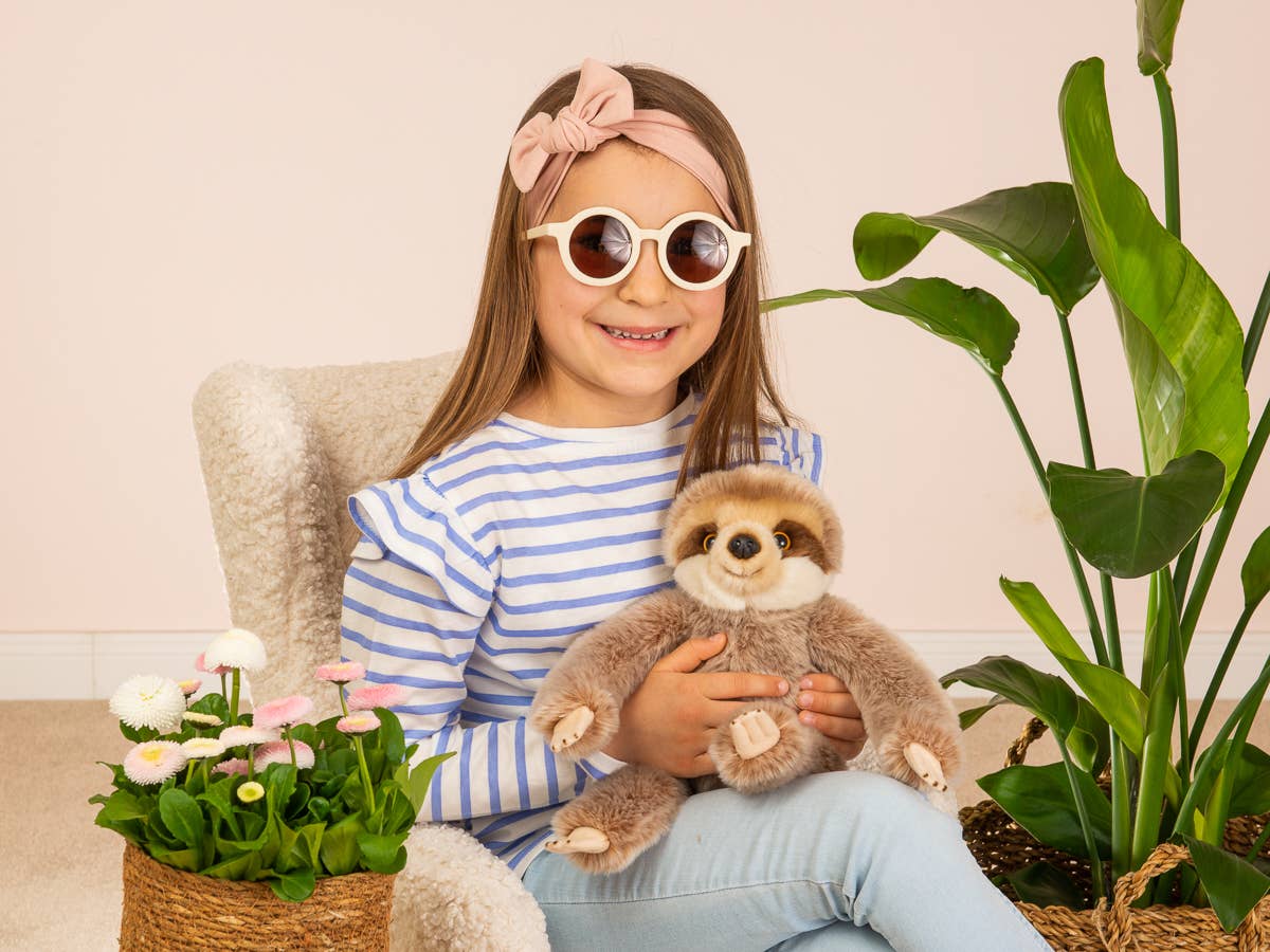 Plush Sloth 22 cm - Floppy, plush soft toy by Teddy Hermann -、mySite、g9winljtr