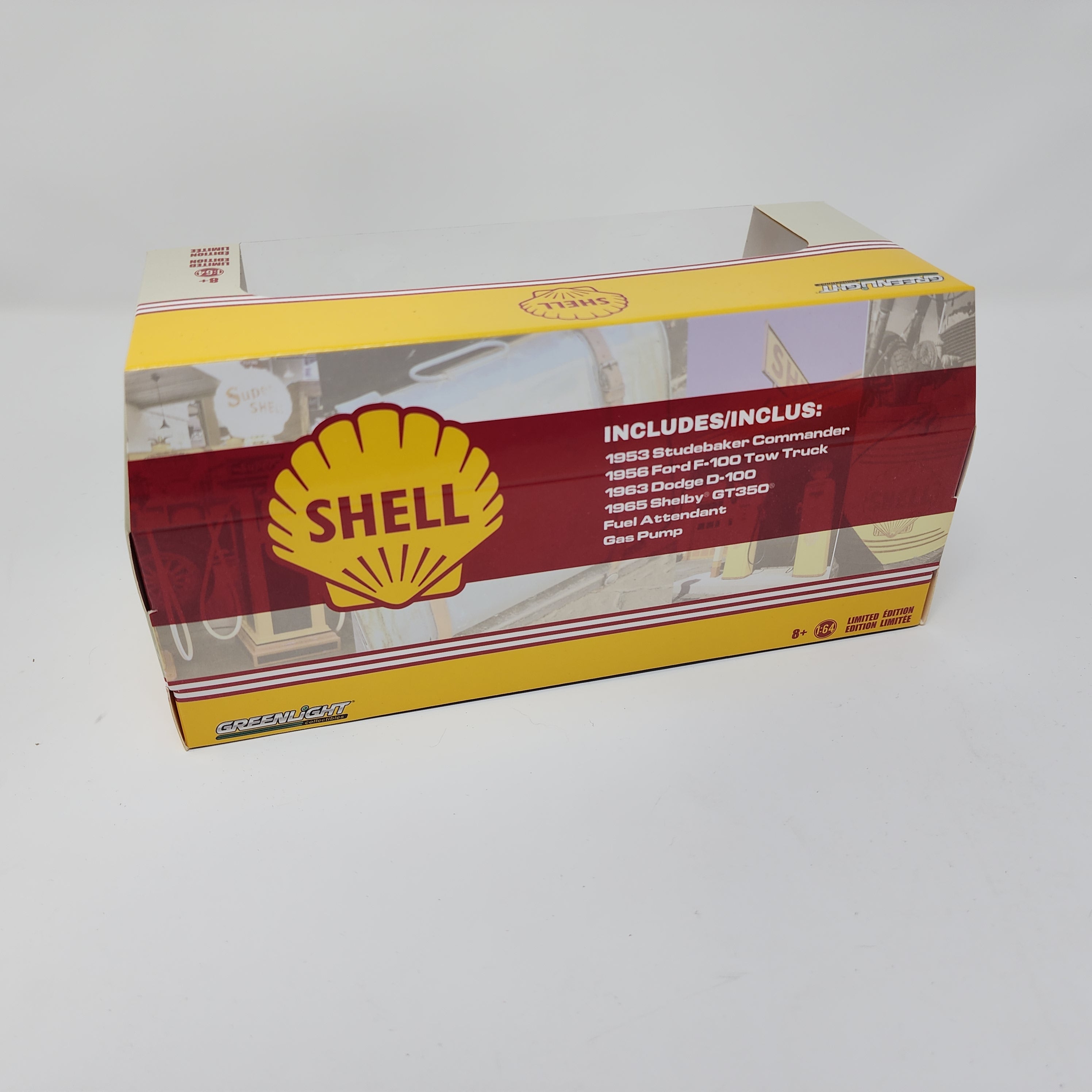 Shell Service Center Collection * 4 Car Set * Greenlight Diorama、mySite、hgirdovlk