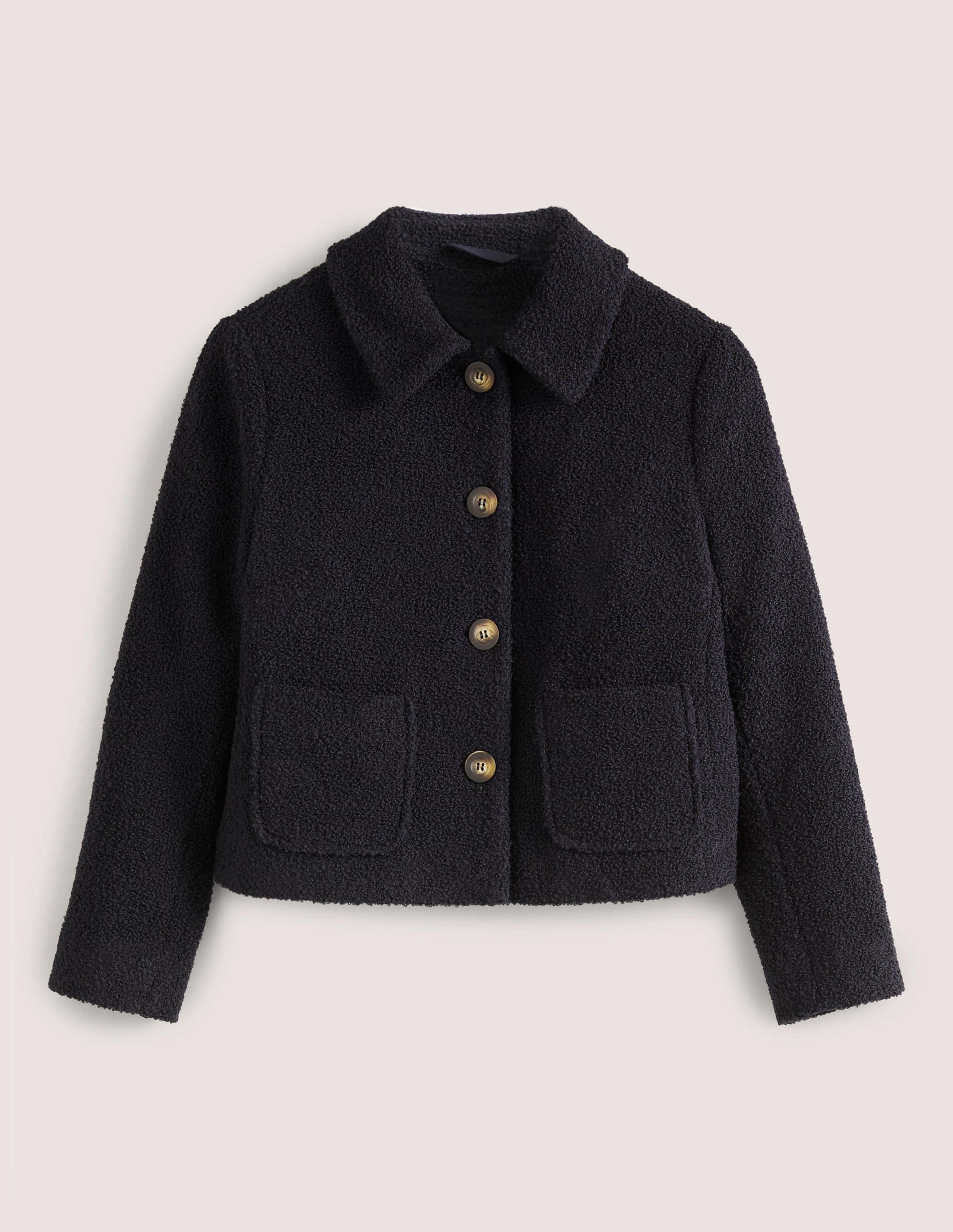  Rye Cropped Jacket-Navy、mySite、ashleygrahame