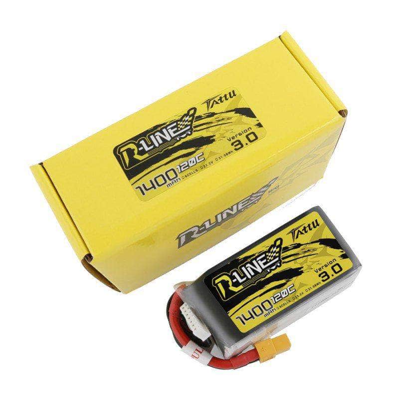  Tattu R-Line Version 3.0 22.2V 6S 1400mAh LiPo Battery - XT60、mySite、merchandisen