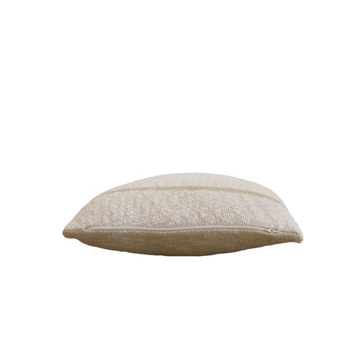 Duetto Olive Natural Knitted Cushion、mySite、gigharbornorthrealestate