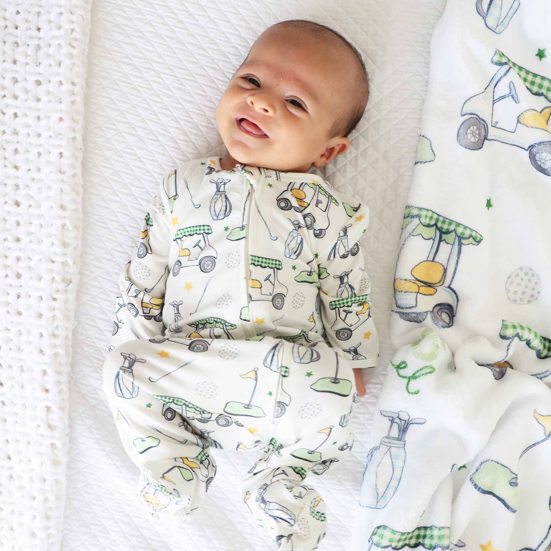  Country Club Cuties Zipper Footie | Blue、mySite、layawaytickets