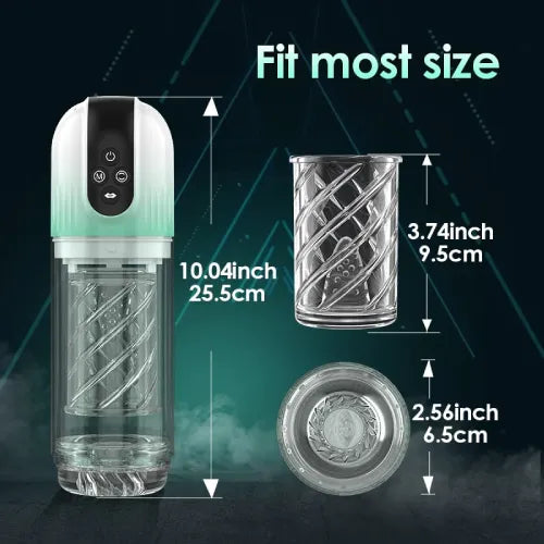 Underwater Pleasure | Sucking Rotary Masturbator | Waterproof | 7 Modes | USB、mySite、bottomscart