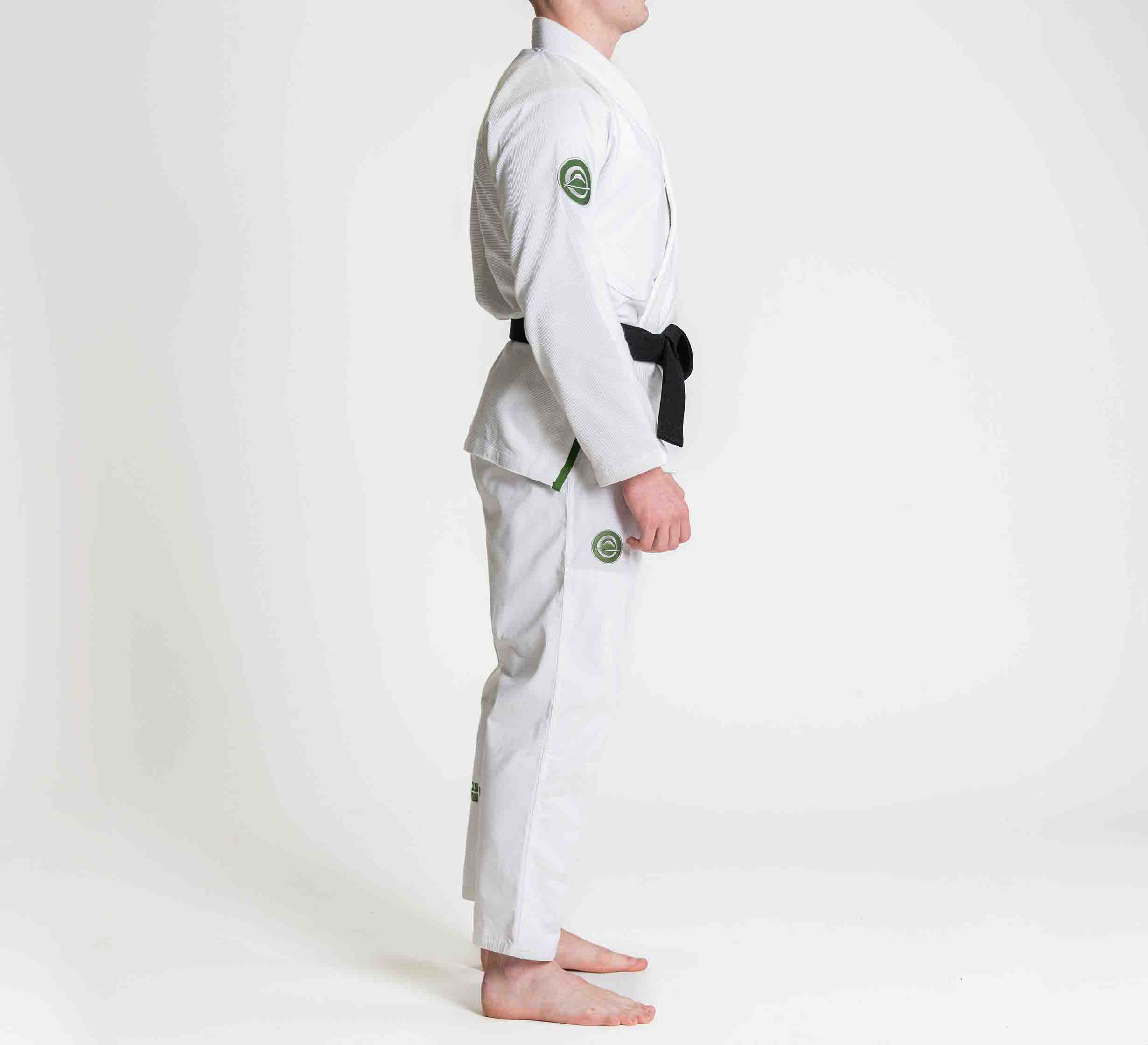 Flow-Tech BJJ Gi White/Green、mySite、gigharbornorthrealestate