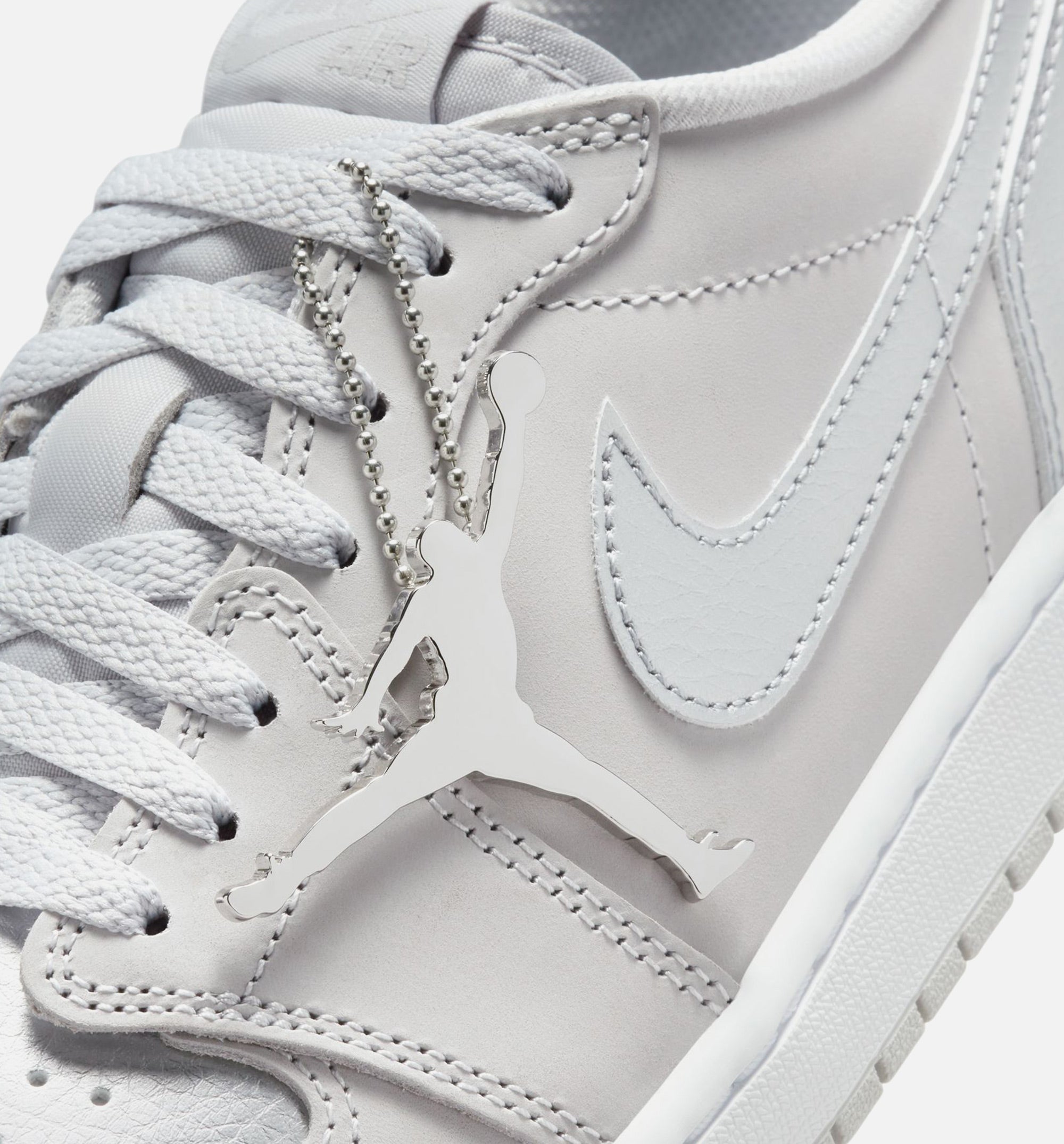 Air Jordan 1 Retro Low OG Silver Mens Lifestyle Shoe - Neutral Grey/Metallic Silver/White、mySite、dreamappss
