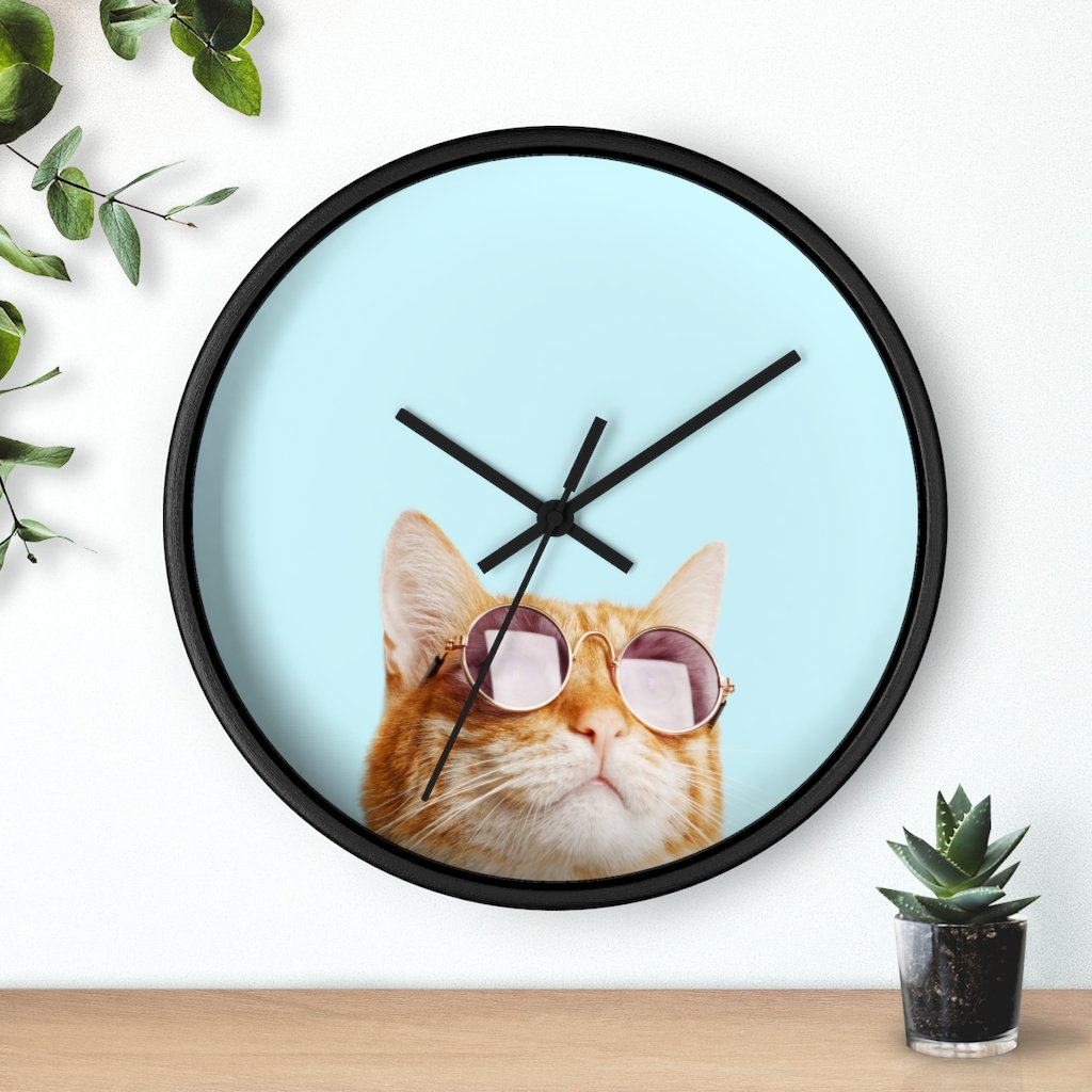 Cat is Always Right Wall Clock、mySite、camillekostekn
