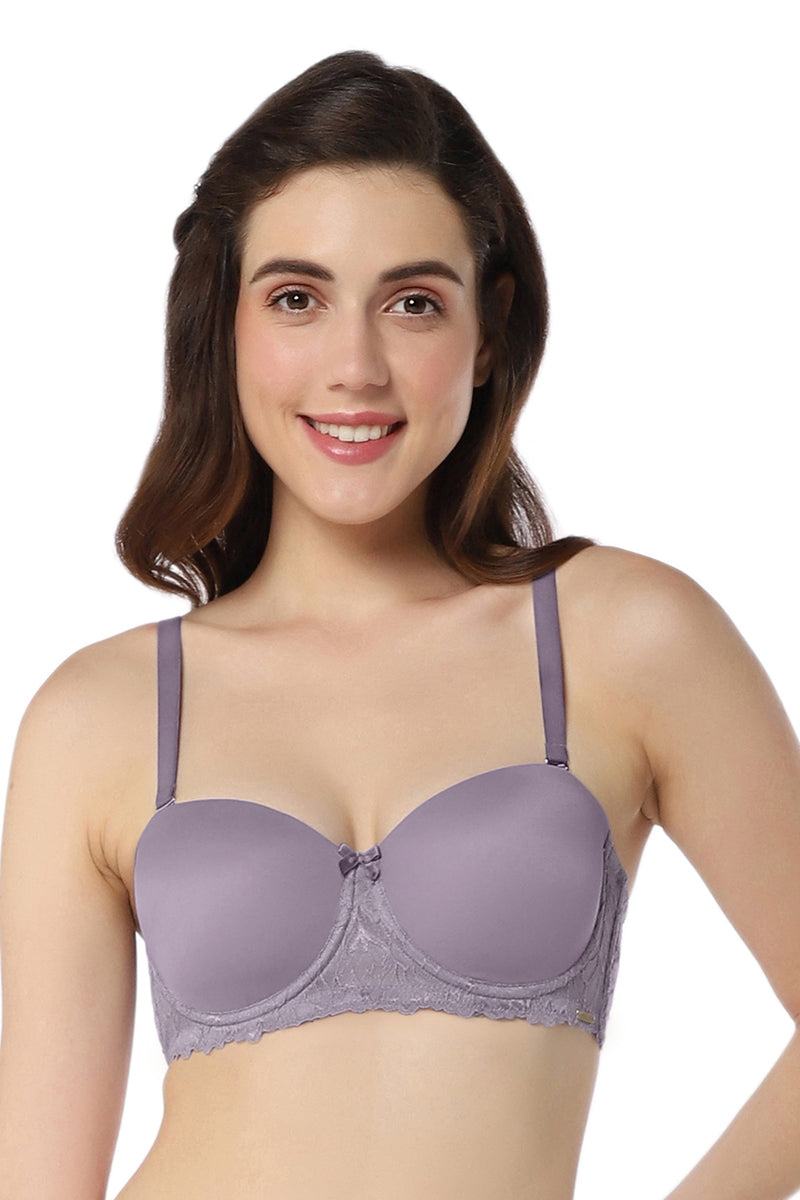  Elegance Padded Wired Multiway Balconette Bra - Gray Ridge、mySite、justintrudeaud