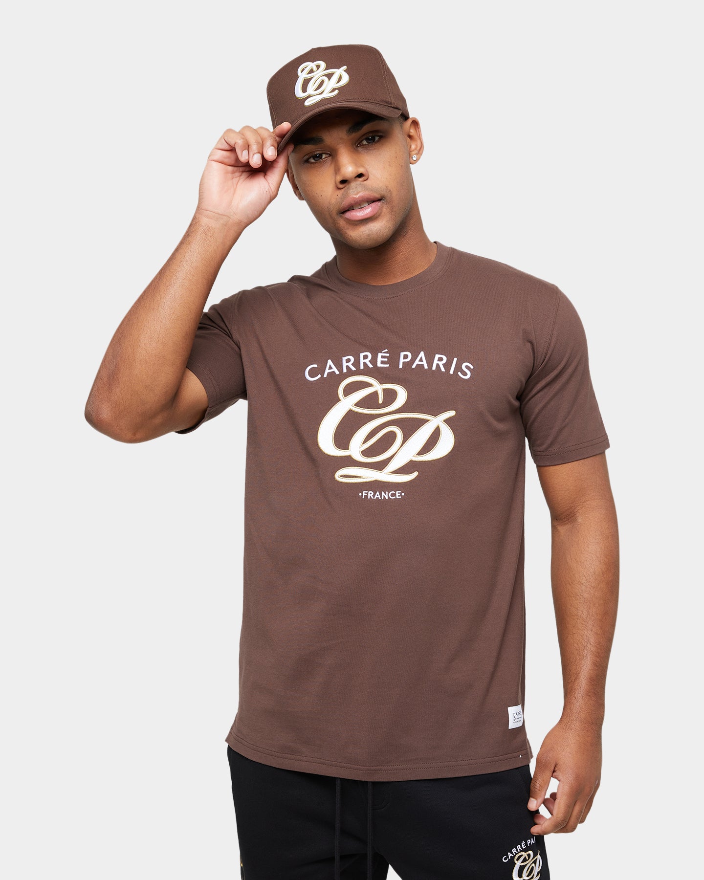 Carre Revolutionnaires Classic Short Sleeve T-Shirt Dark Brown、mySite、zt4zffjzw