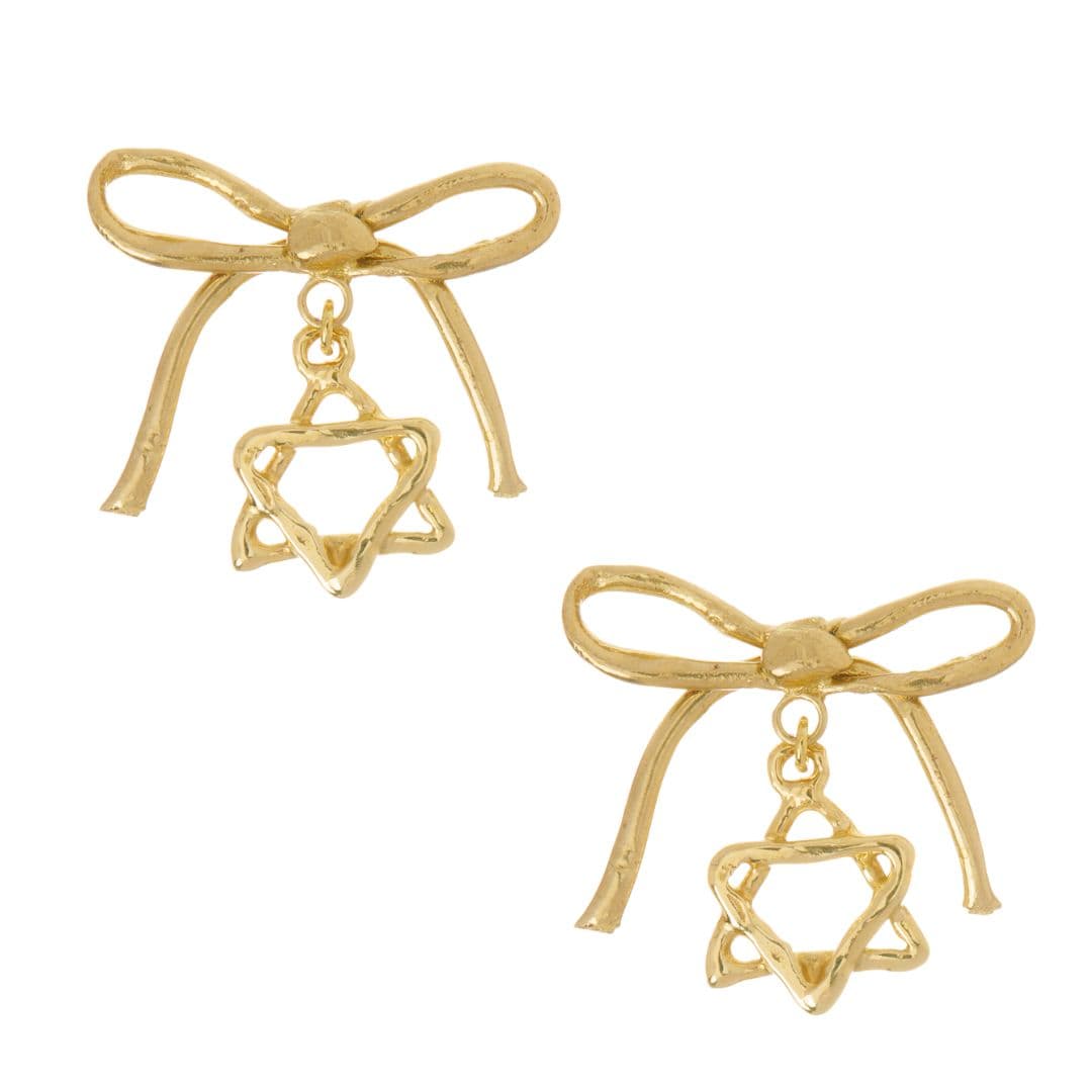 Mensch Earrings by Susan Alexandra - Star of David、mySite、topwebapps
