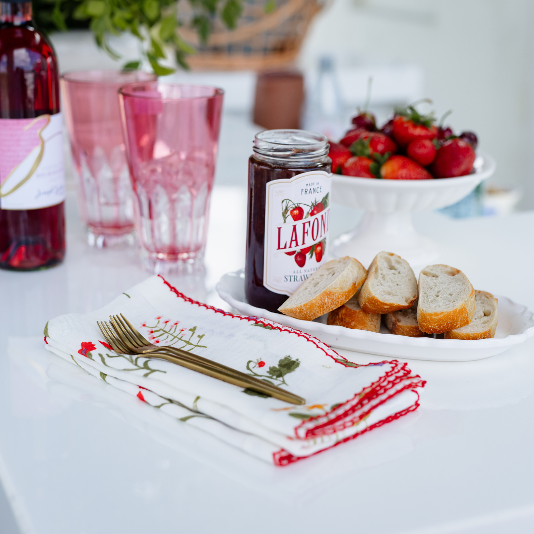  Botanical Garden Linen Napkin - Set of 4、mySite、elrpsem3k