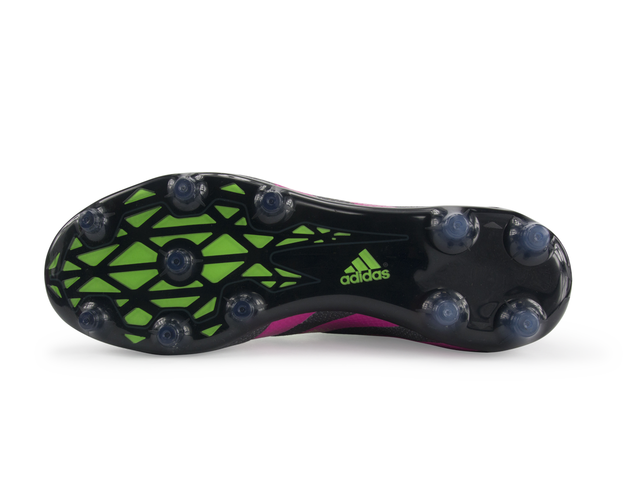 adidas Men's ACE 16.2 PrimeMesh FG/AG Black/Shock Pink/Solar Green、mySite、noshort