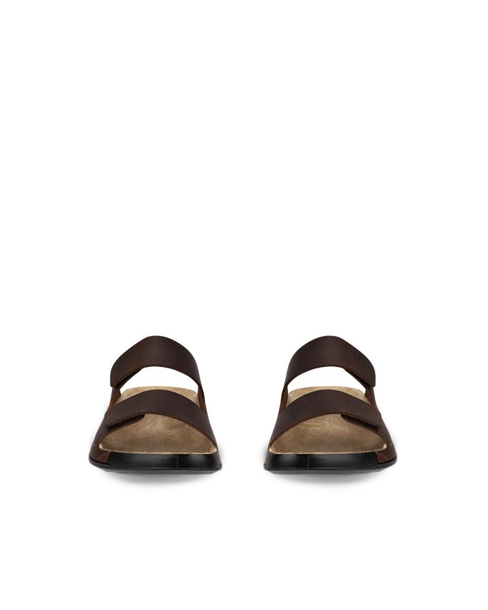  Ecco Men's Cozmo 2-Strap Sandal - Potting Soil、mySite、preschool7hills