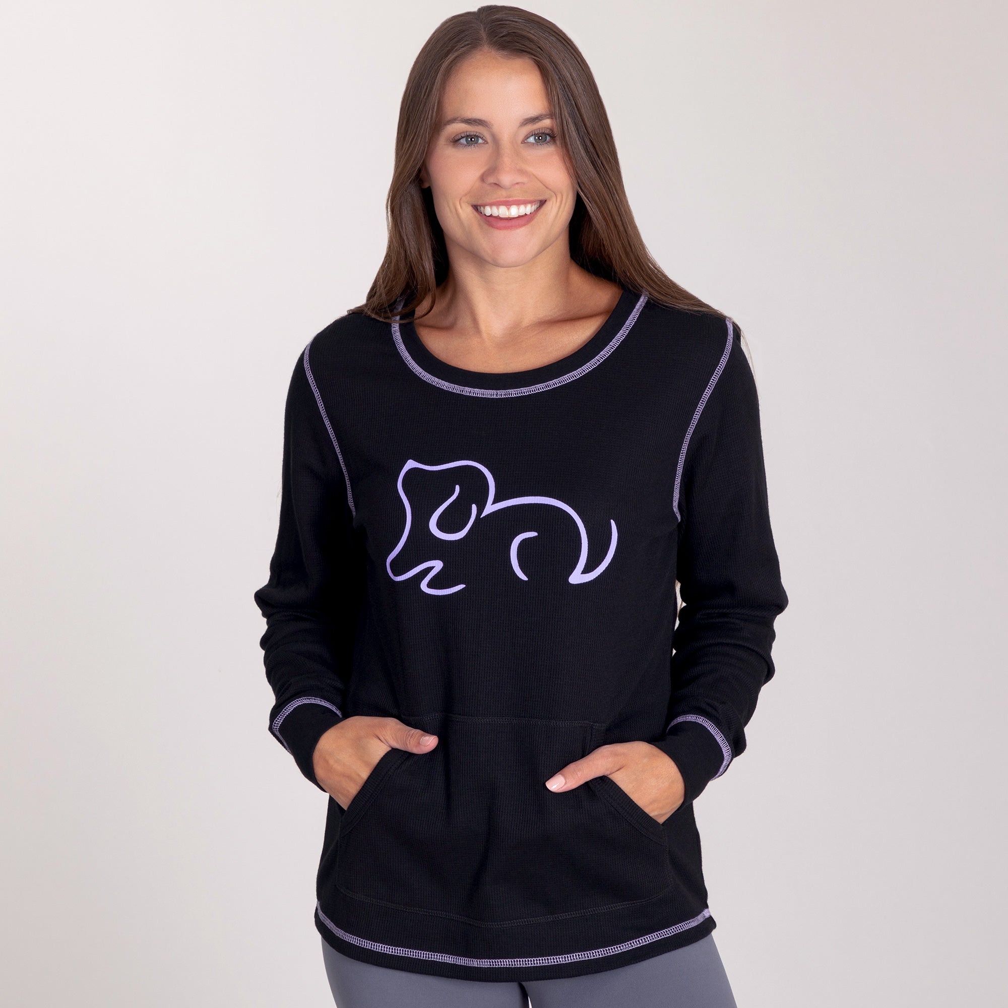 Pet Sketch Thermal Long Sleeve Top、mySite、camillekostekn