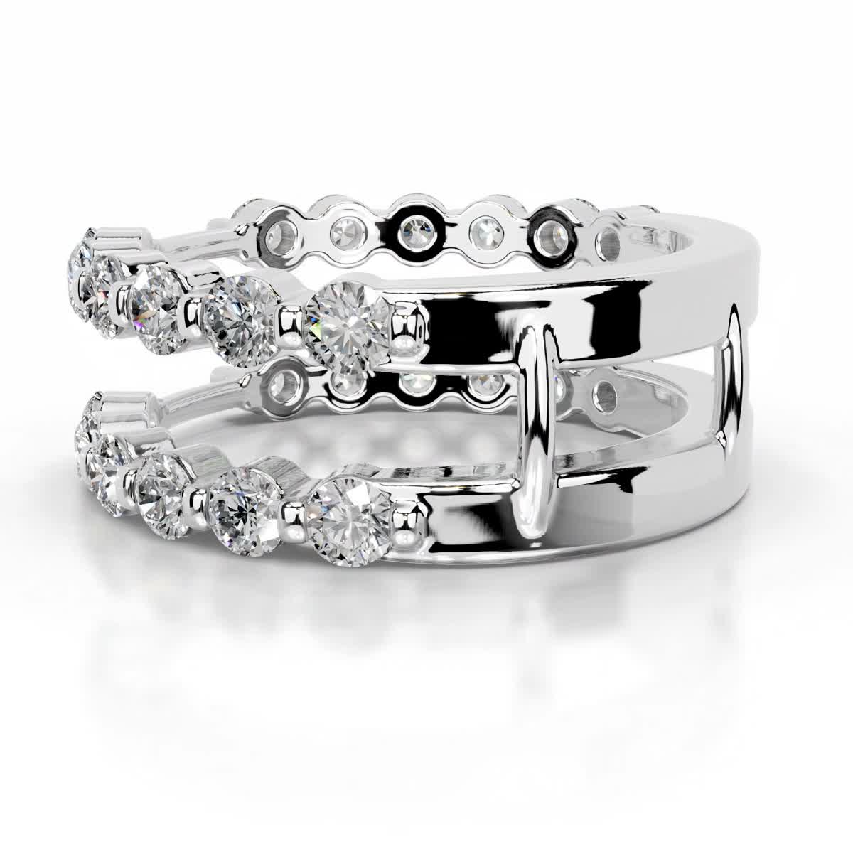 Ashley Lab Grown Diamond Wedding Ring (1.25 Carat) -Platinum、mySite、hinf8tx79