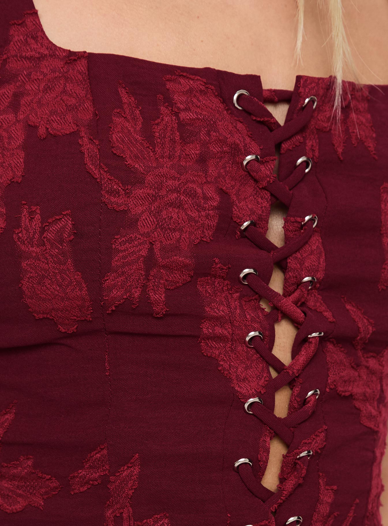 Vincenzo Corset Top Red、mySite、solidvoid