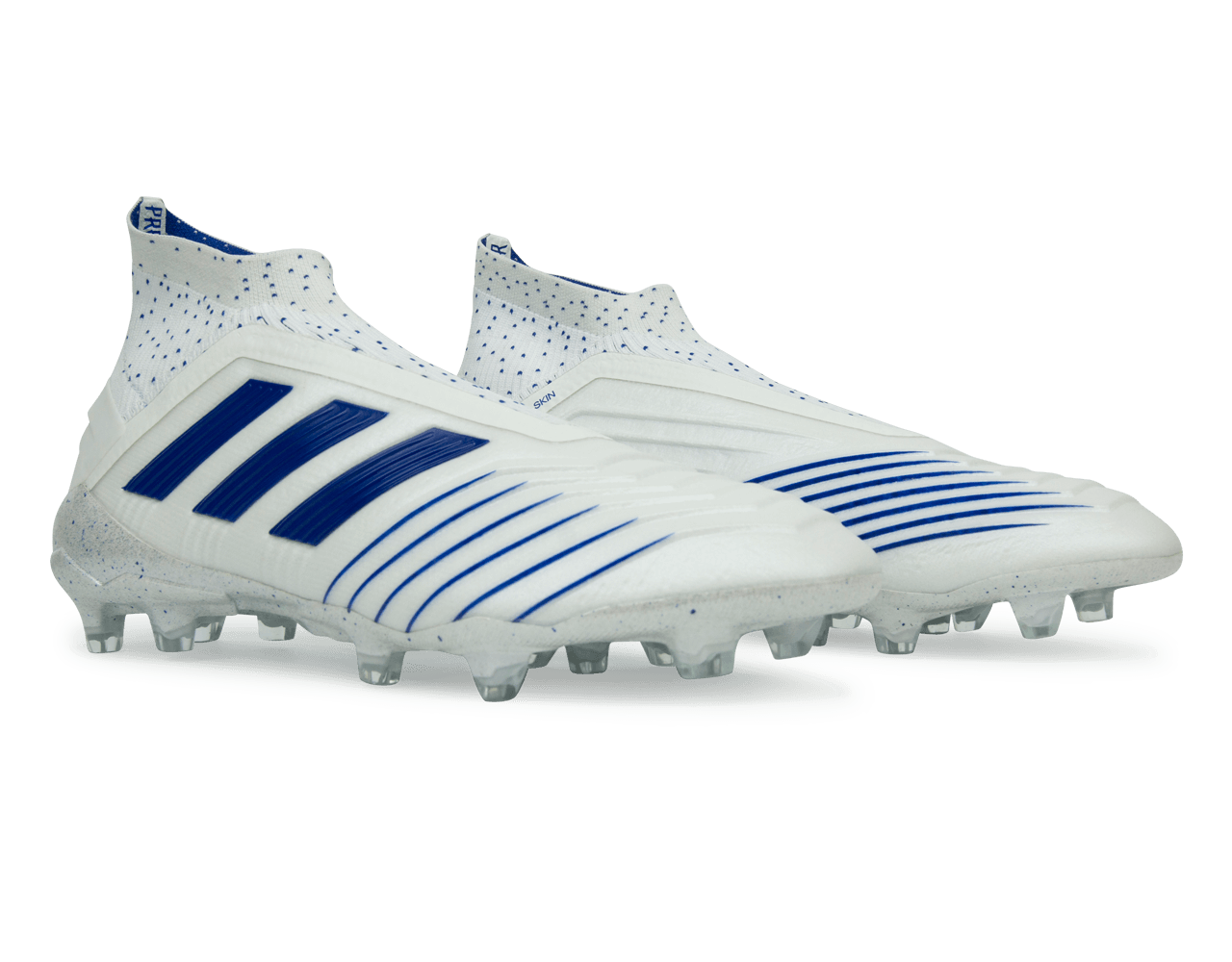 adidas Men's Predator 19+ FG White/Bold Blue、mySite、noshort