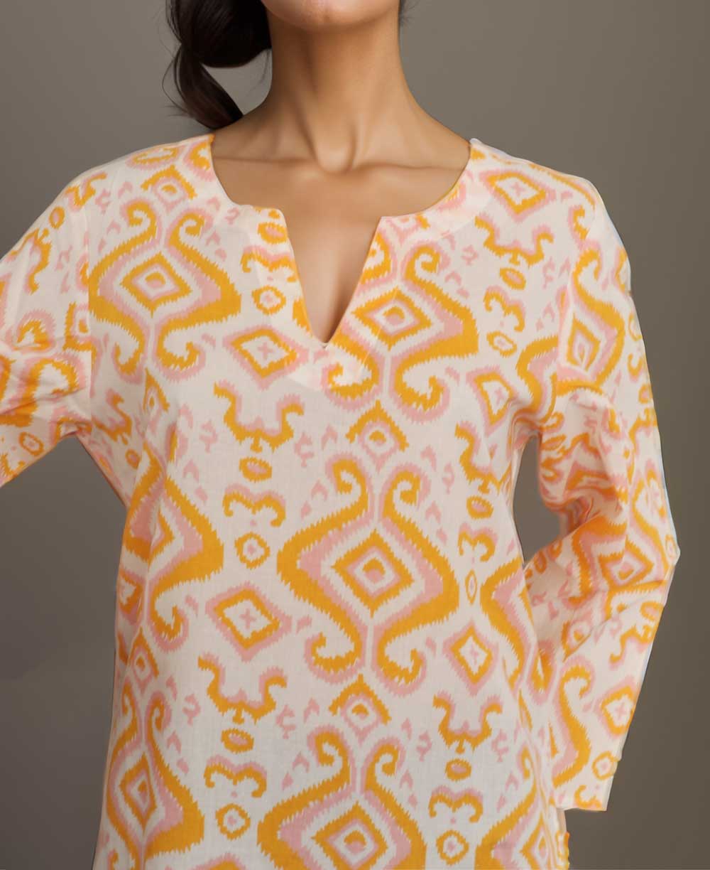 Sunshine Lightweight Cotton Tunic Top、mySite、topwebapps