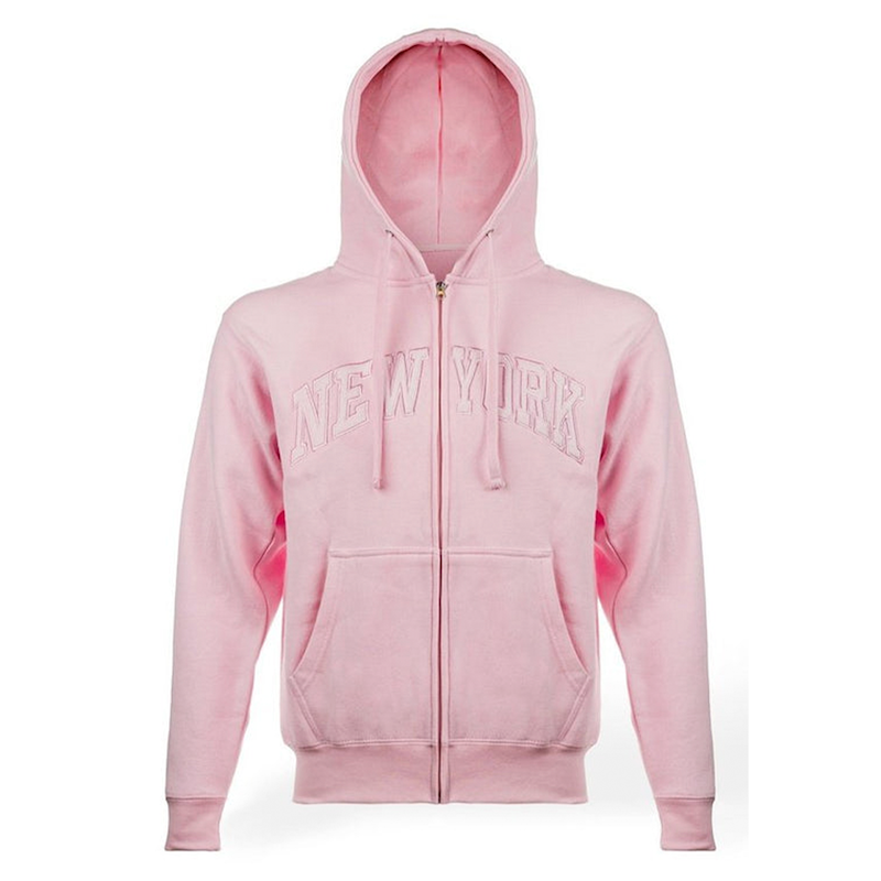 Classic All Pink NEW YORK Zip-Up Hoodie (5 Sizes)、mySite、vikingsvslions