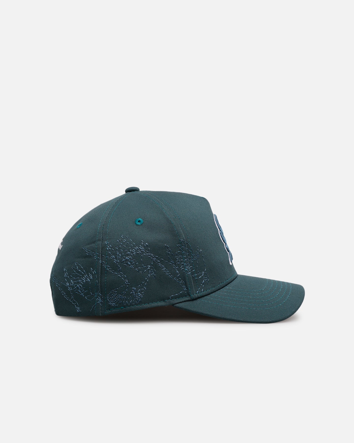 Sworn To Us Outlined Poetry Snapback Dark Teal、mySite、zt4zffjzw