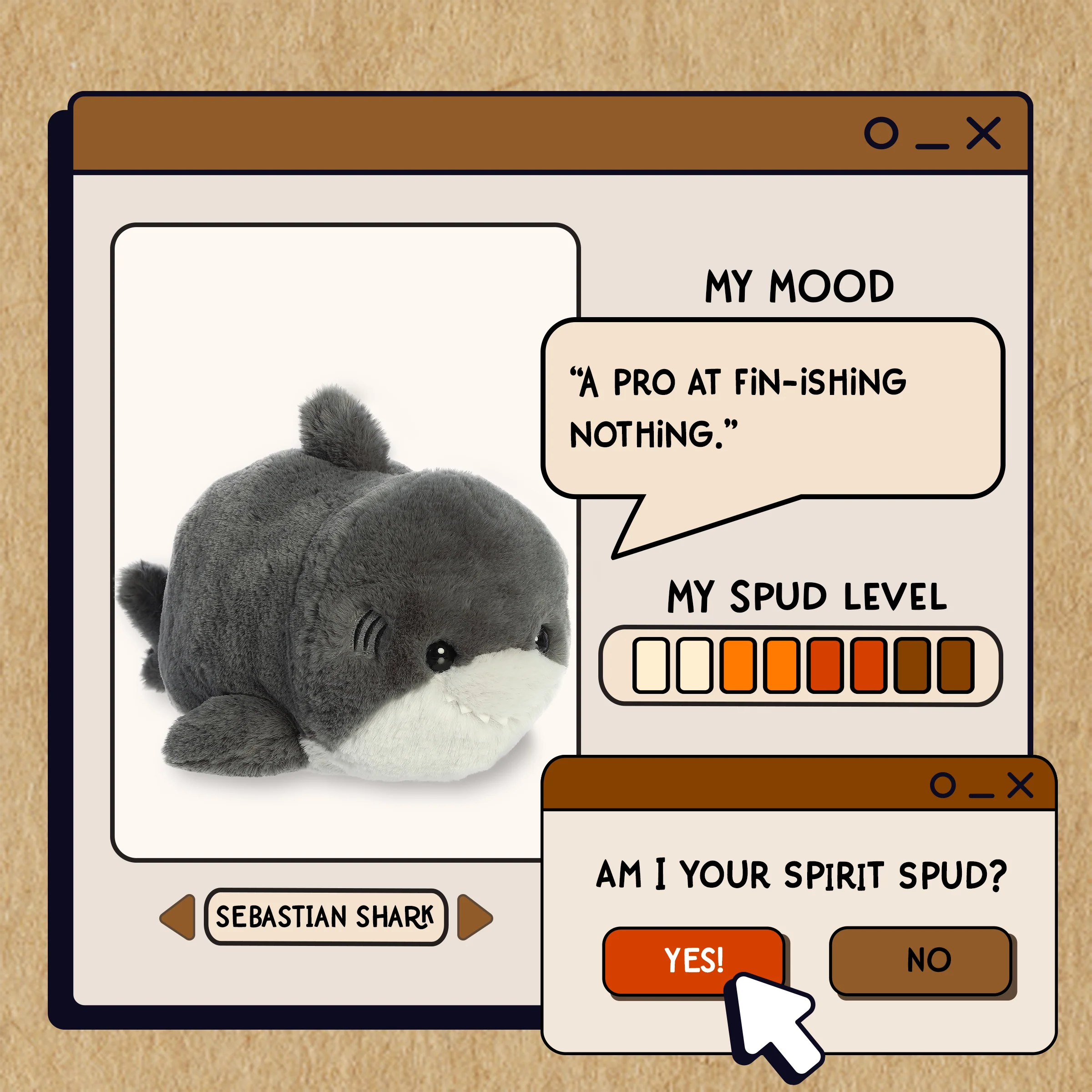 Aurora® - Spudsters™ - 10 Sebastian Shark™、mySite、g9winljtr