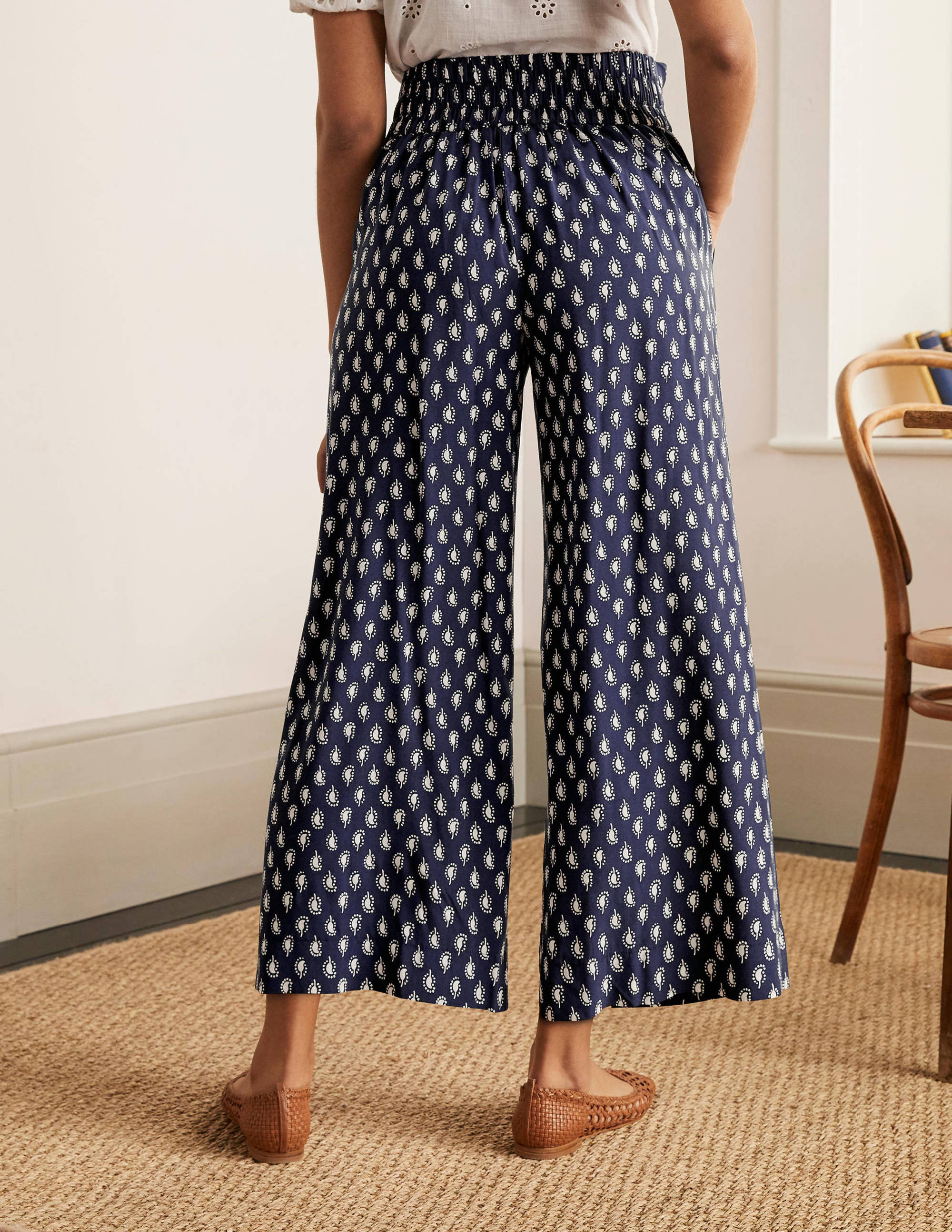  Caithness Trousers-Navy, Paisley Stamp、mySite、ashleygrahame