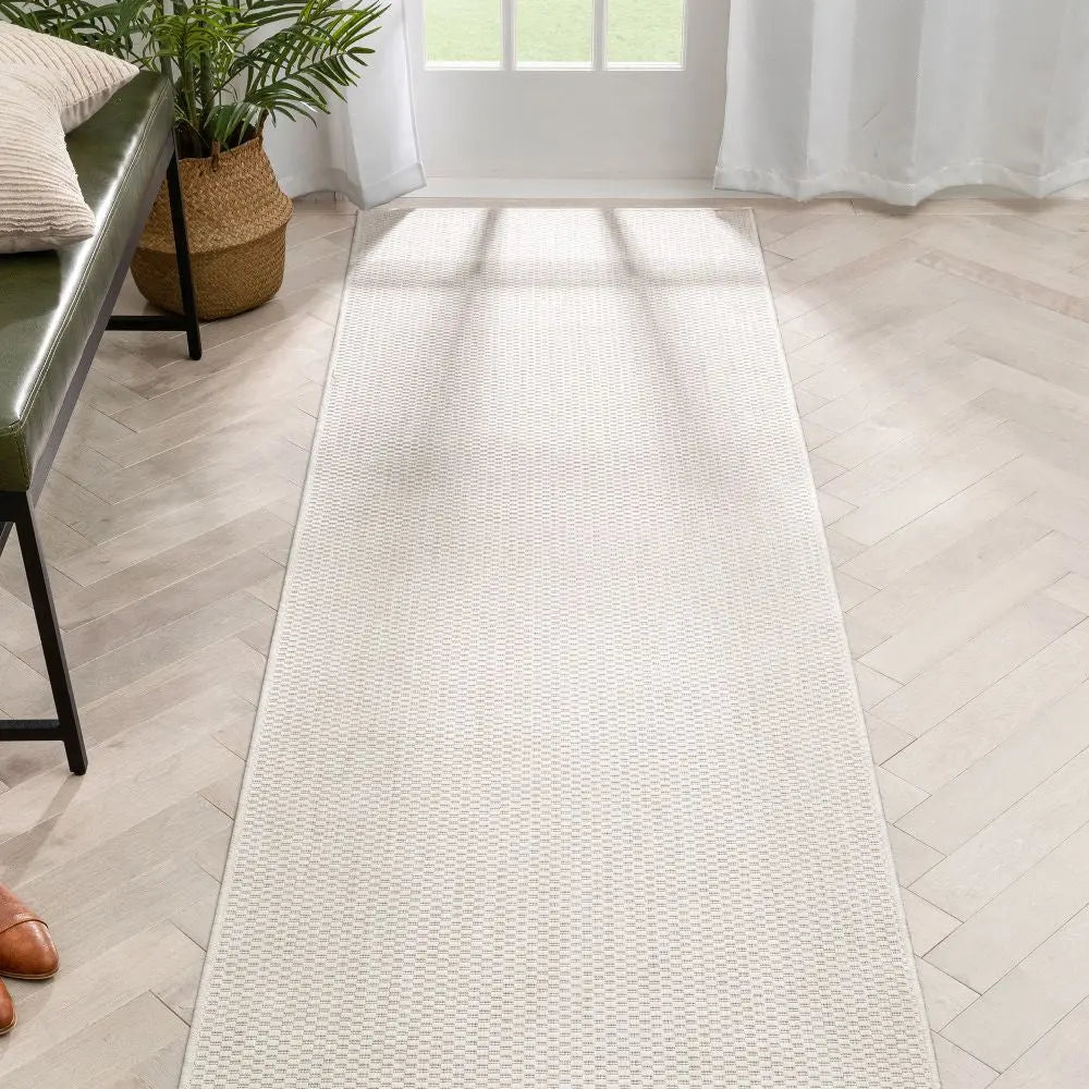 Leif Nordic Geometric Pattern Indoor Outdoor Ivory Flatweave Rug、mySite、gigharbornorthrealestate