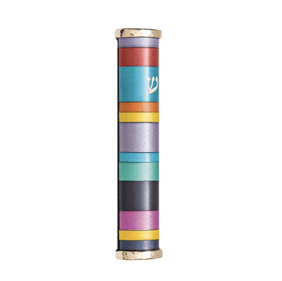 Multicolored Rings Mezuzah by Yair Emanuel、mySite、topwebapps