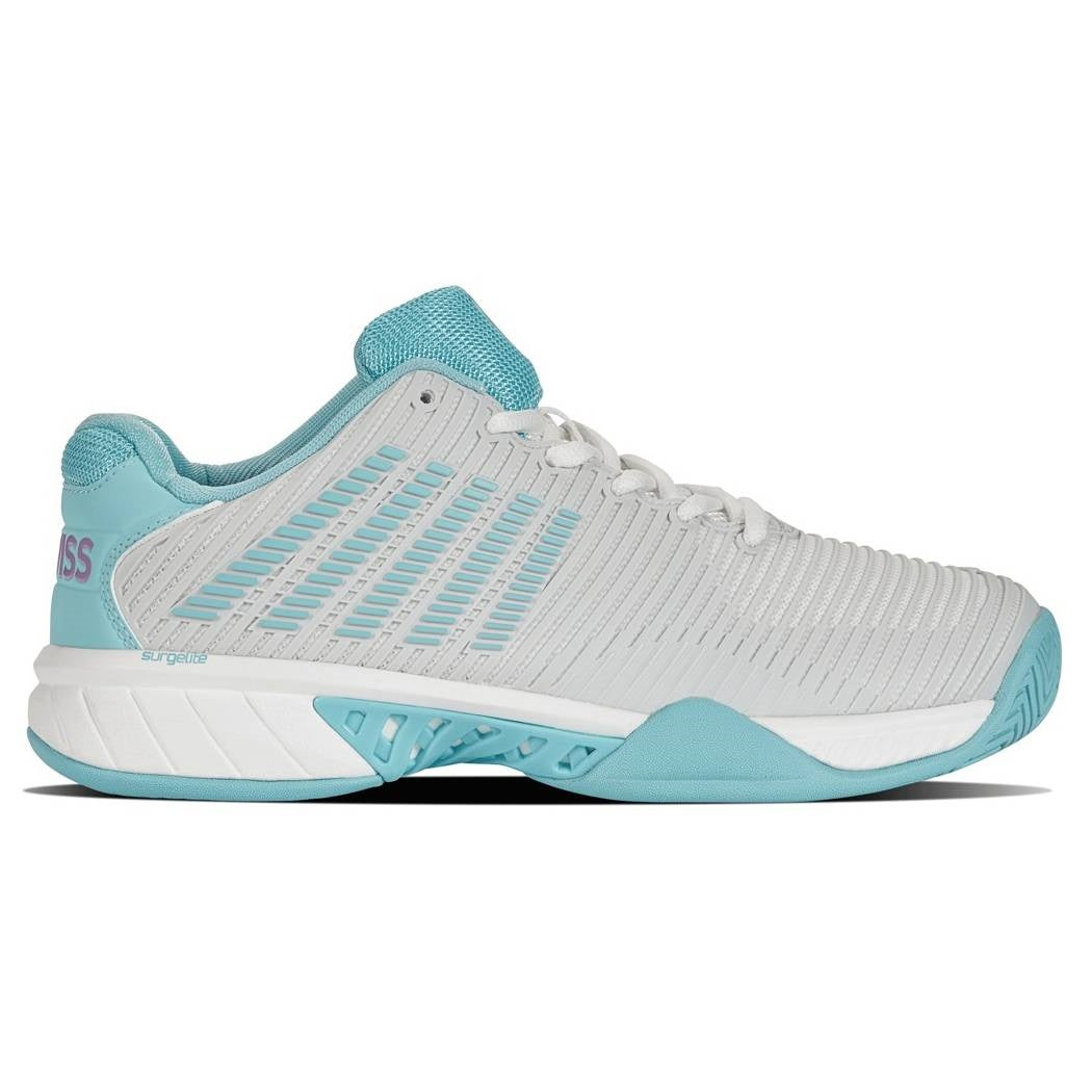 K-Swiss Hypercourt Express 2 Women's Tennis Shoe(Brilliant White/Angel Blue)、mySite、neckold