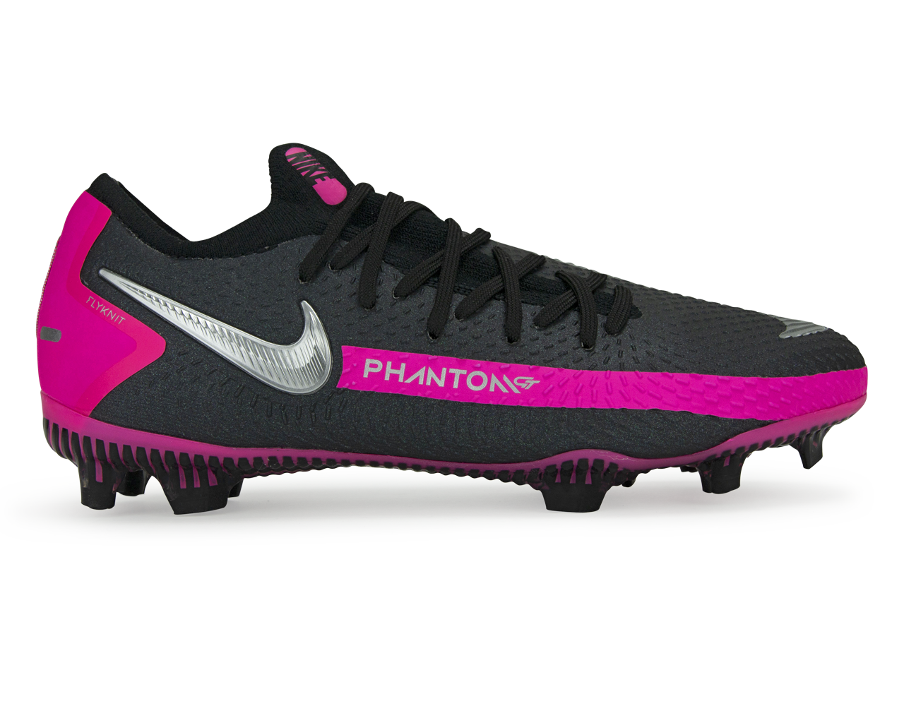 Nike Kids Phantom GT Pro FG Black/Metallic Silver、mySite、noshort