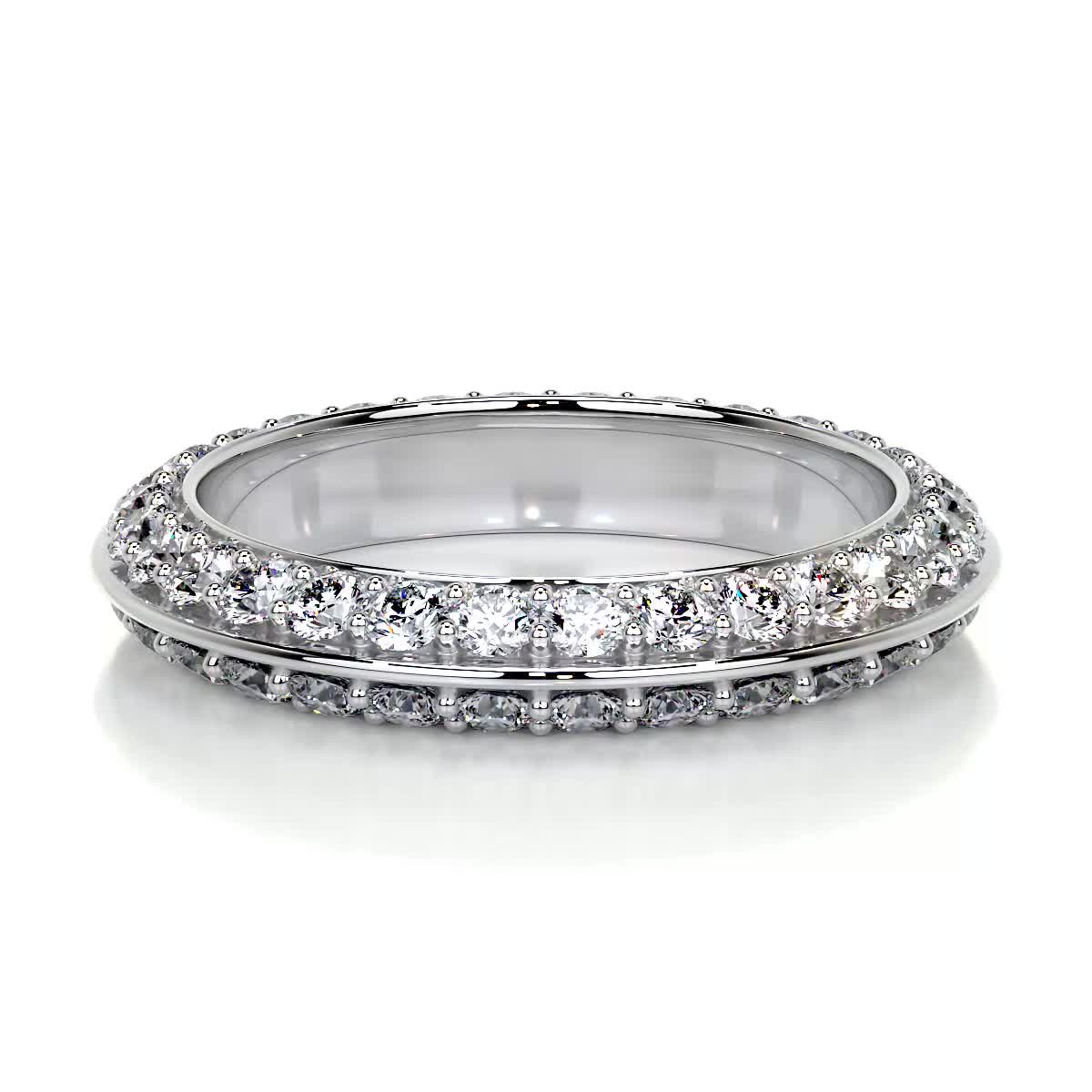 Eliana Wedding Ring (0.50 Carat) -14K White Gold、mySite、hinf8tx79
