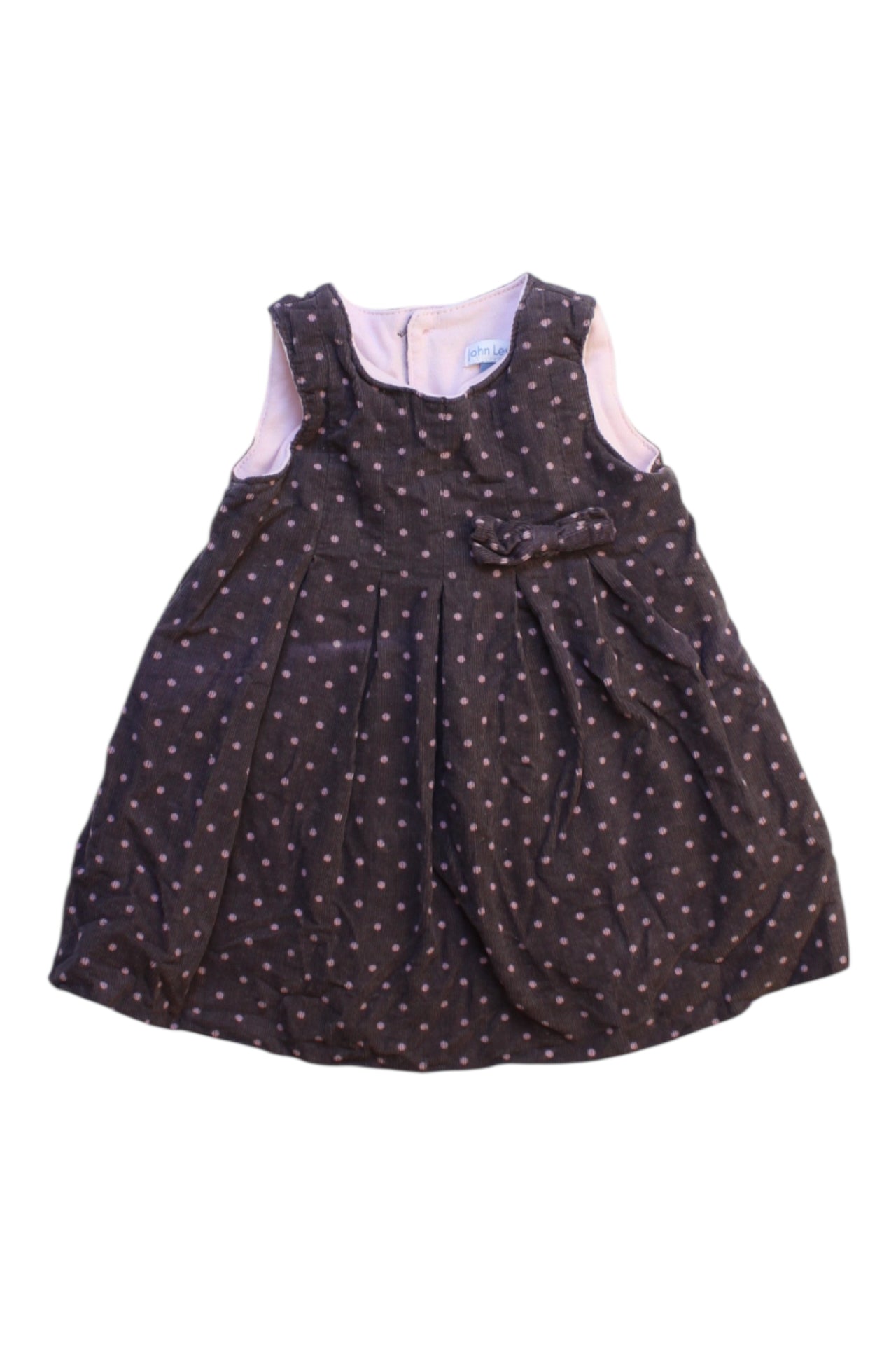 John Lewis Sleeveless Dress With Bow Detail 0-3M、mySite、g9winljtr