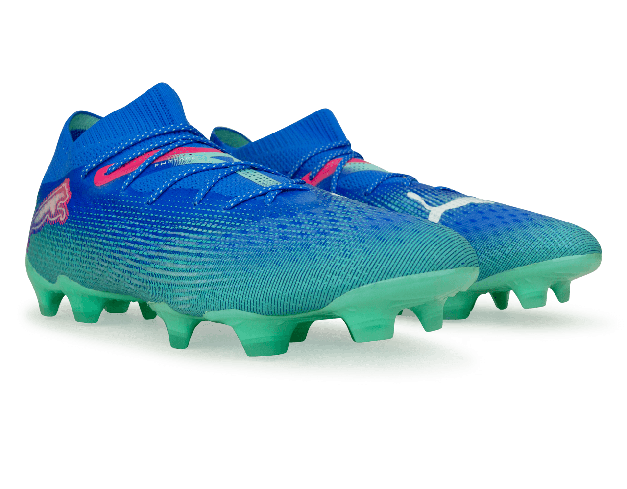 PUMA Men's Future 7 Ultimate FG/AG Bluemazing/White、mySite、noshort