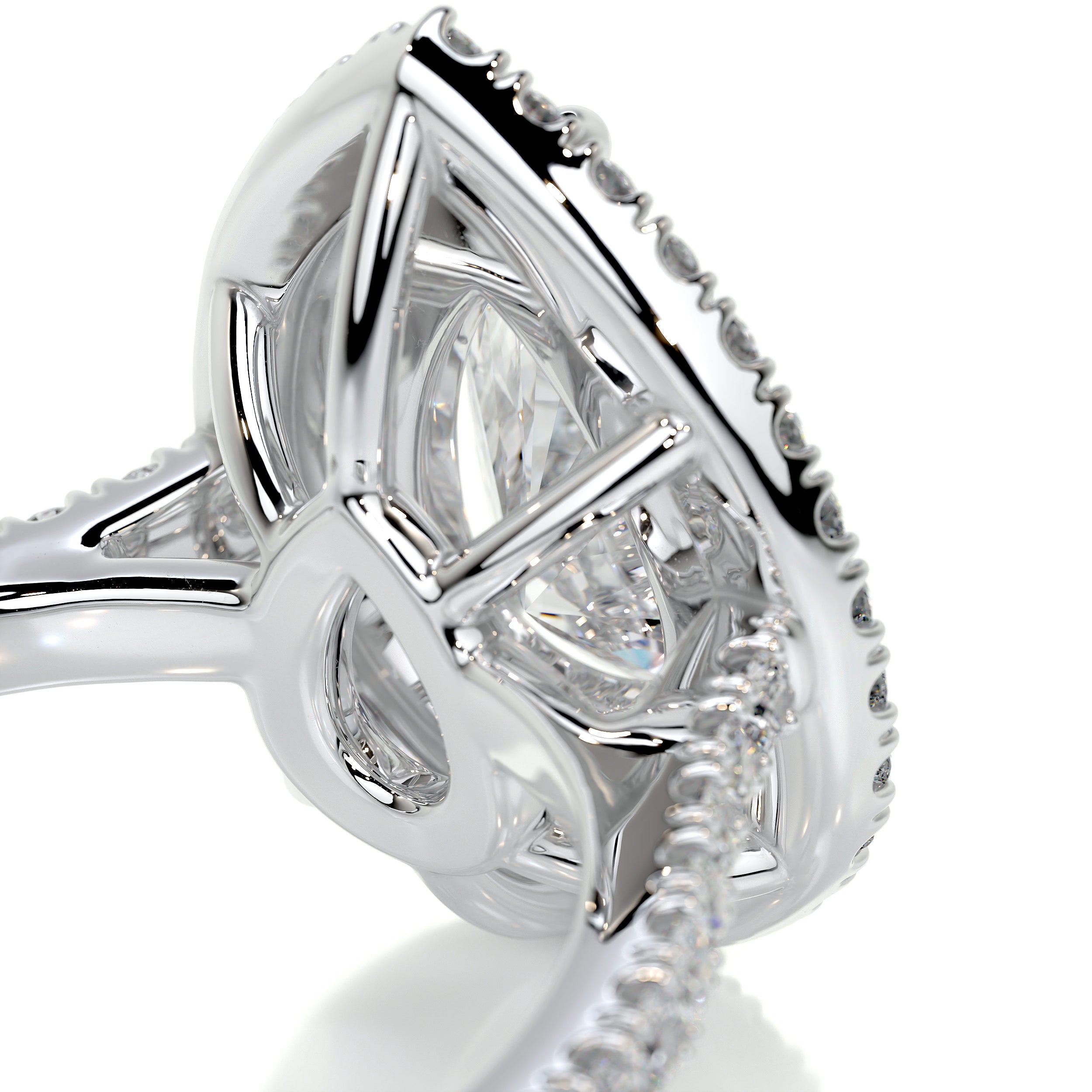 Gloria Diamond Engagement Ring -18K White Gold、mySite、hinf8tx79