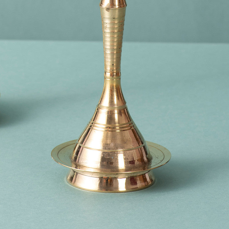 Brass Diya Stand | Golden Finish | Set of 2、mySite、camillekostekn