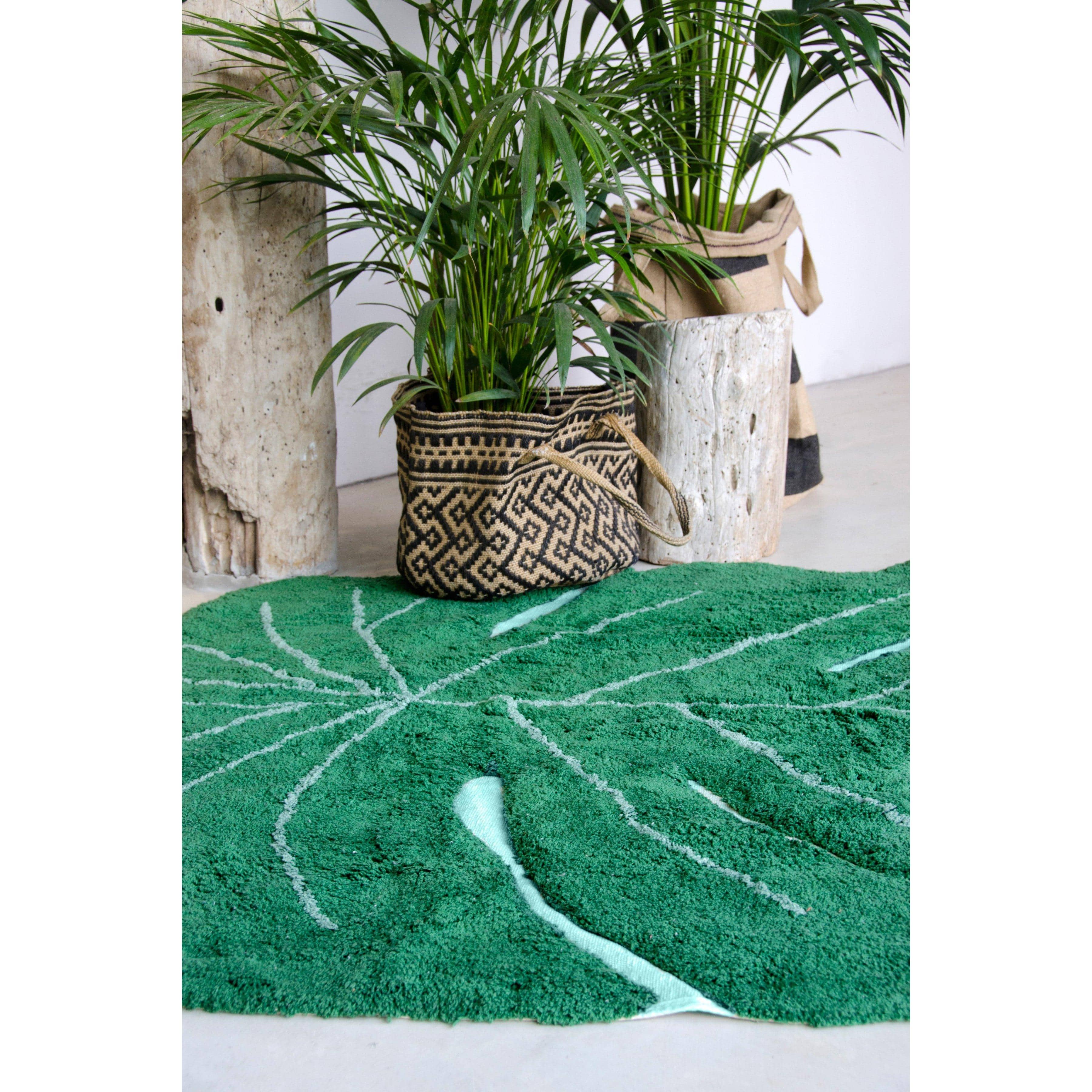 Monstera Leaf Machine Washable Area Rug、mySite、gigharbornorthrealestate