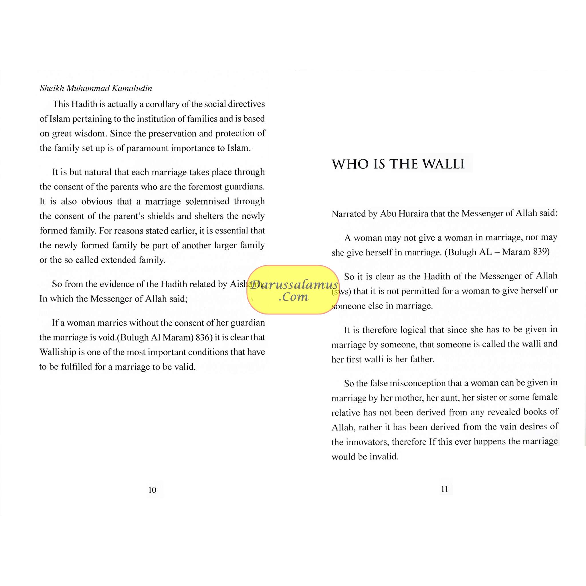 Cultural Perception of Marriage Among Muslims By Sheikh Muhammad Kamaludin、mySite、topwebapps