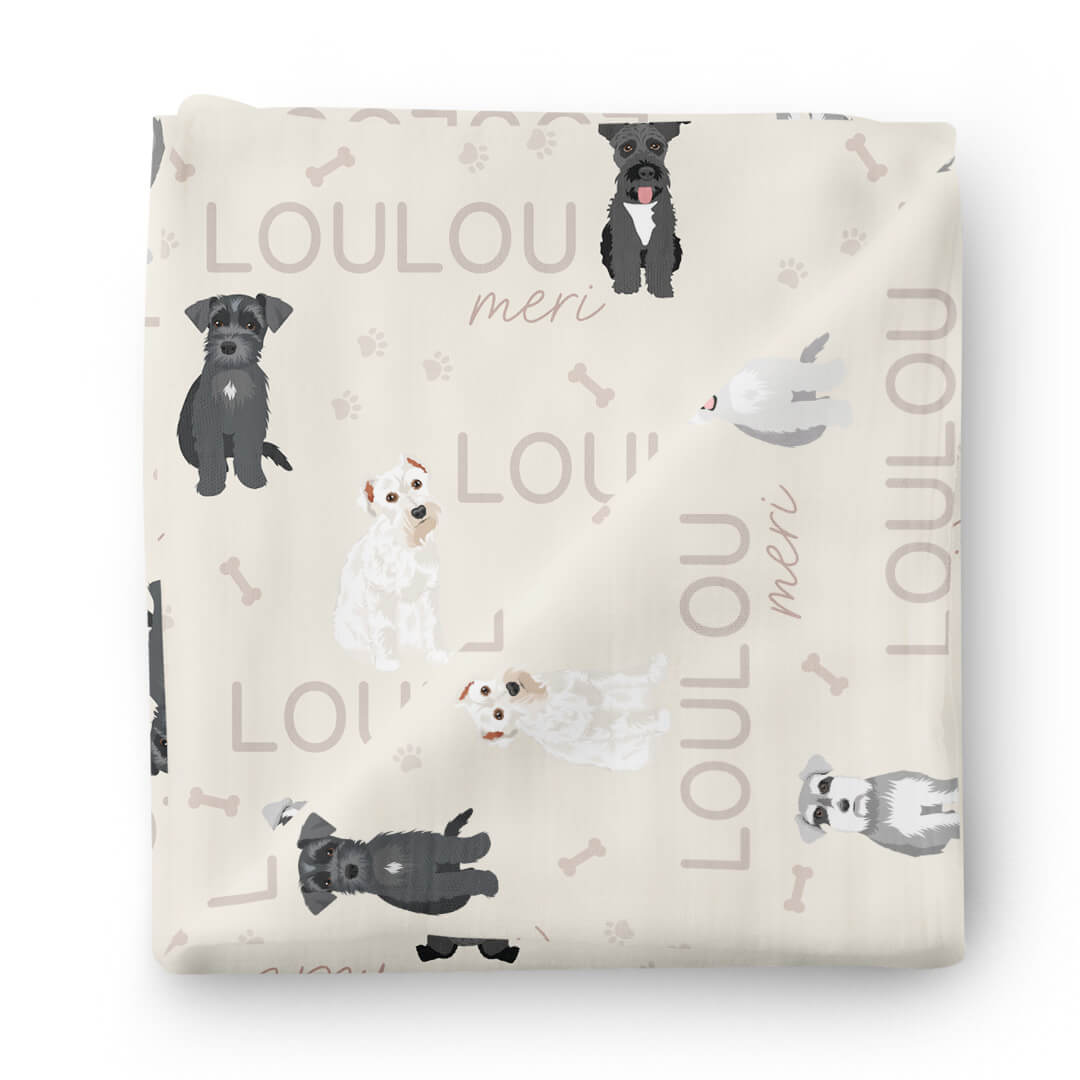  Personalized Baby Name Swaddle Blanket | Schnauzer、mySite、layawaytickets