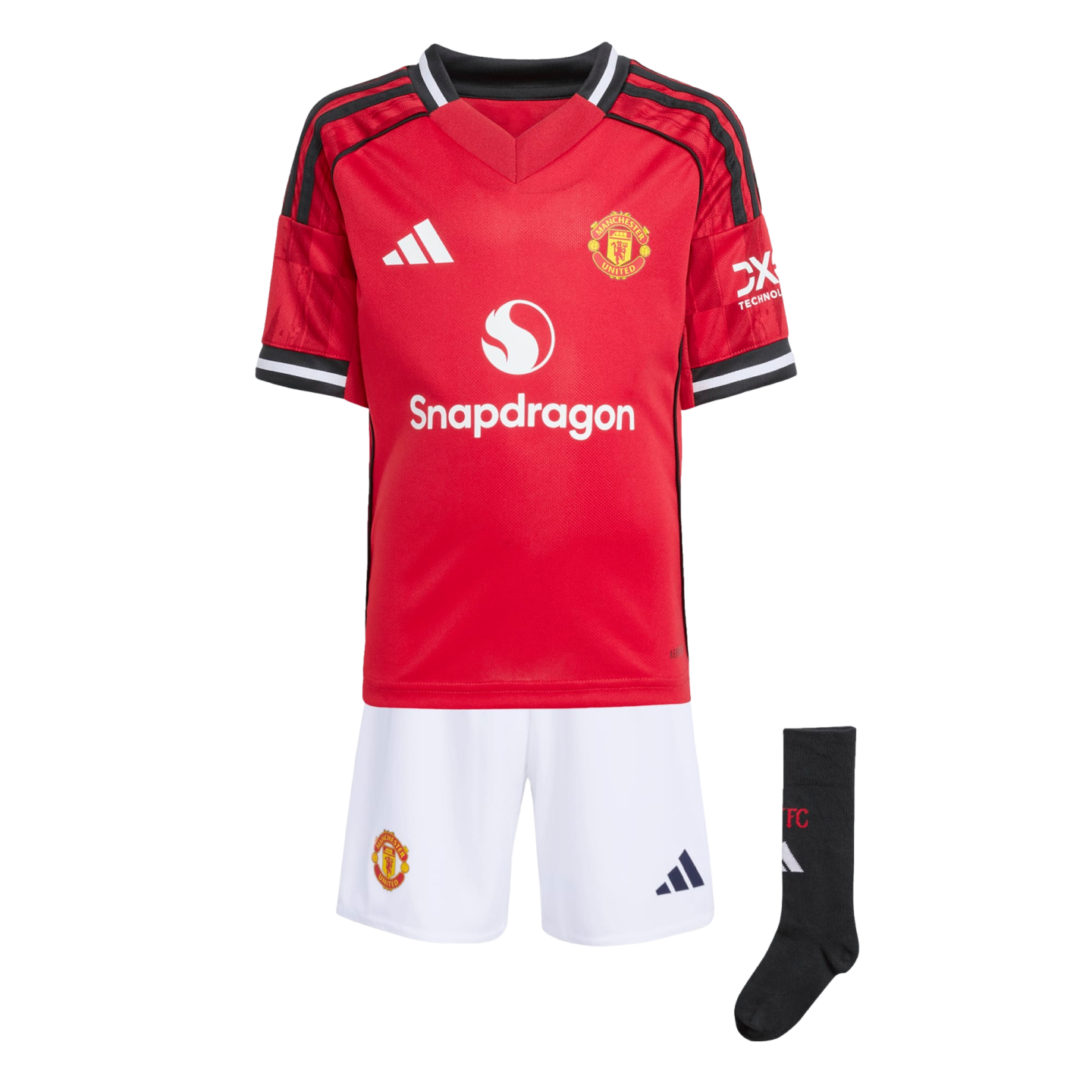 Adidas Manchester United 25/26 Toddler Home Mini Kit、mySite、noshort