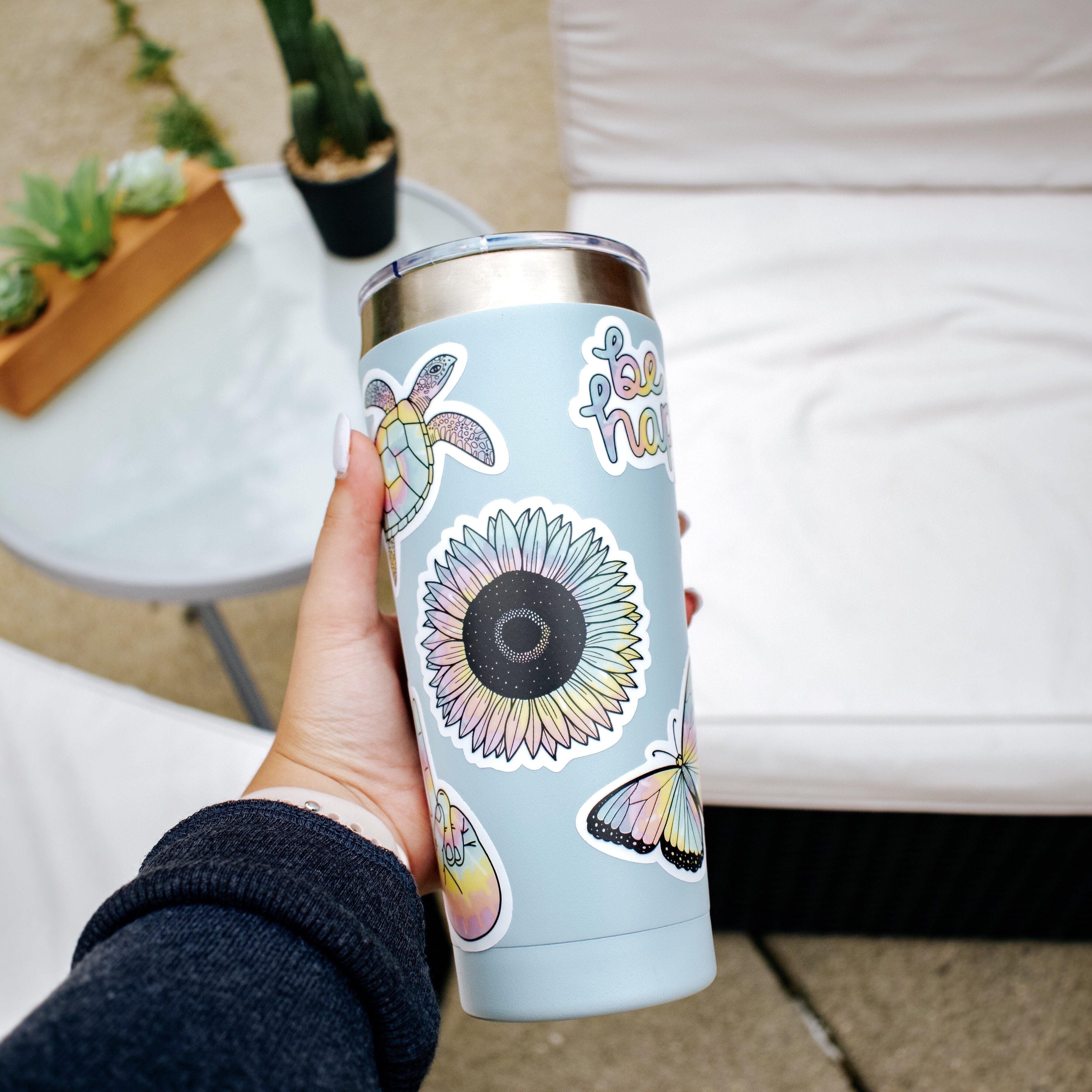  Tie Dye Aesthetic Sticker 21 Pack LARGE 3 x 3、mySite、elrpsem3k