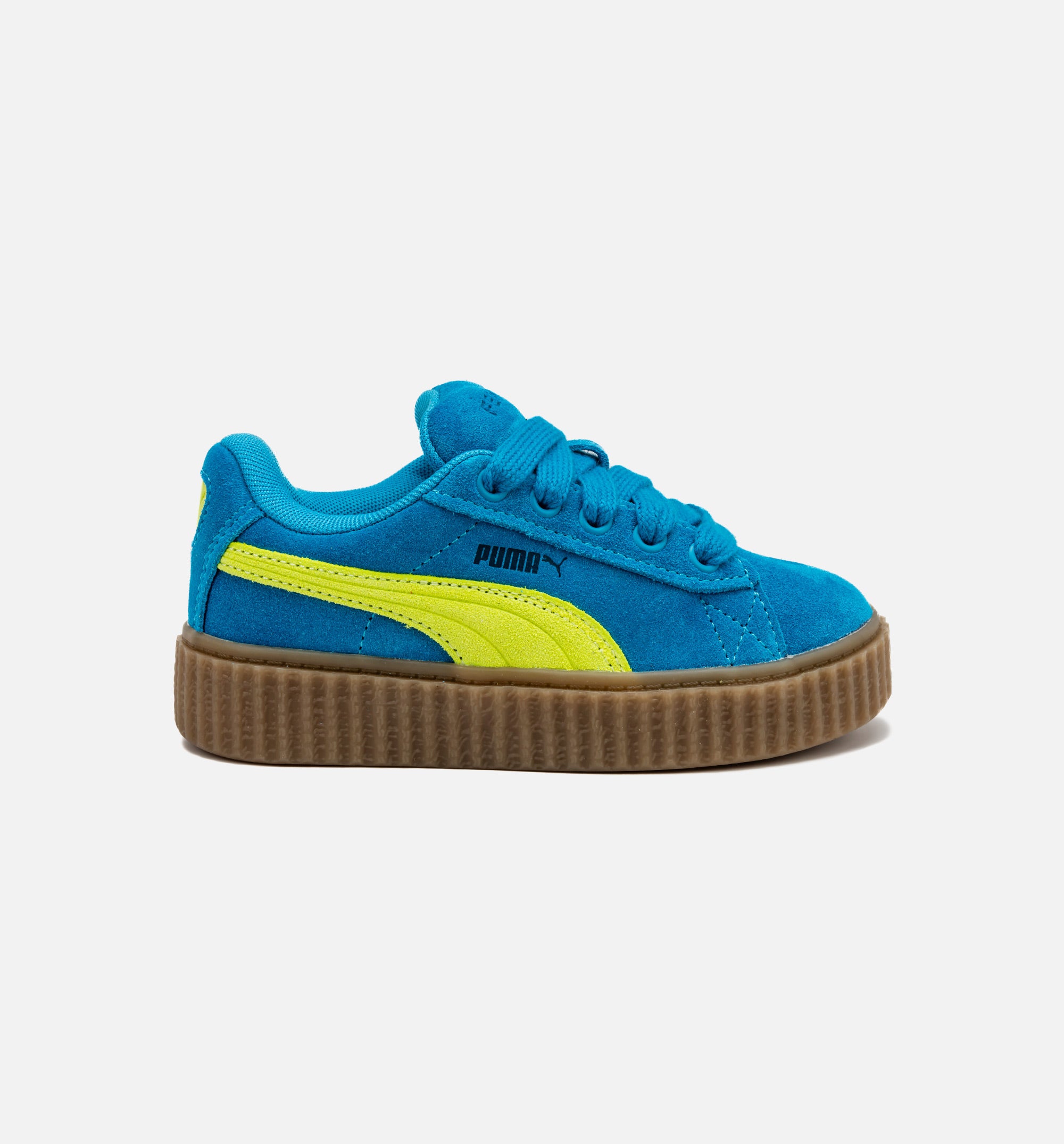 Fenty Creeper Phatty Preschool Lifestyle Shoe - Blue/Lime/Gum Free Shipping、mySite、dreamappss