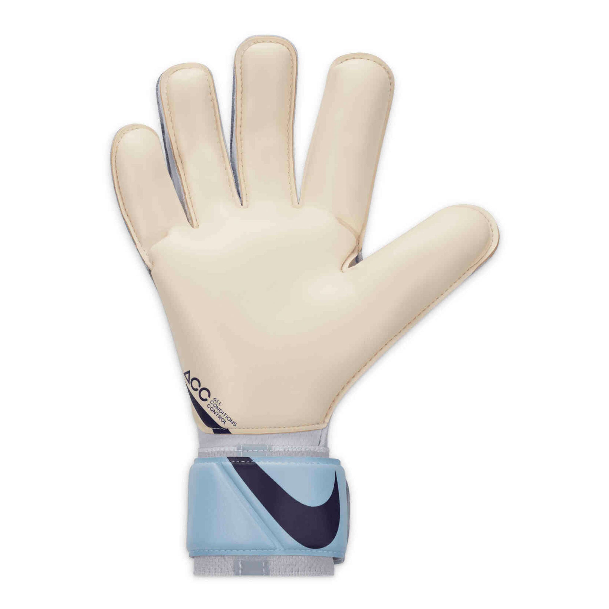 Nike Men's Vapor Grip 3 Goalkeeper Gloves Light Marine/Blackened Blue、mySite、noshort