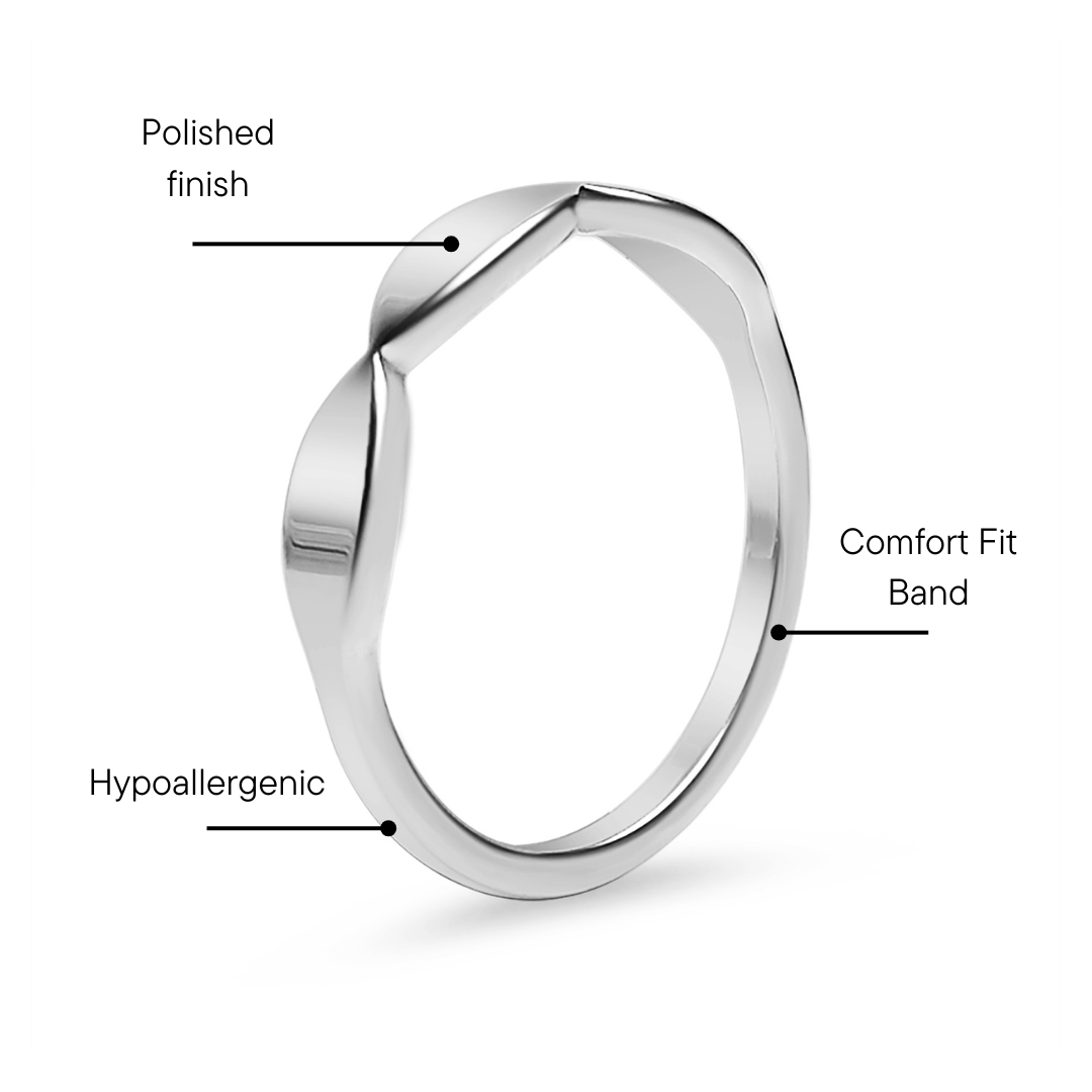 18K Gold PVD Stainless Steel Sculpted Blank Engravable Ring / ZRJ9017、mySite、dreamappss